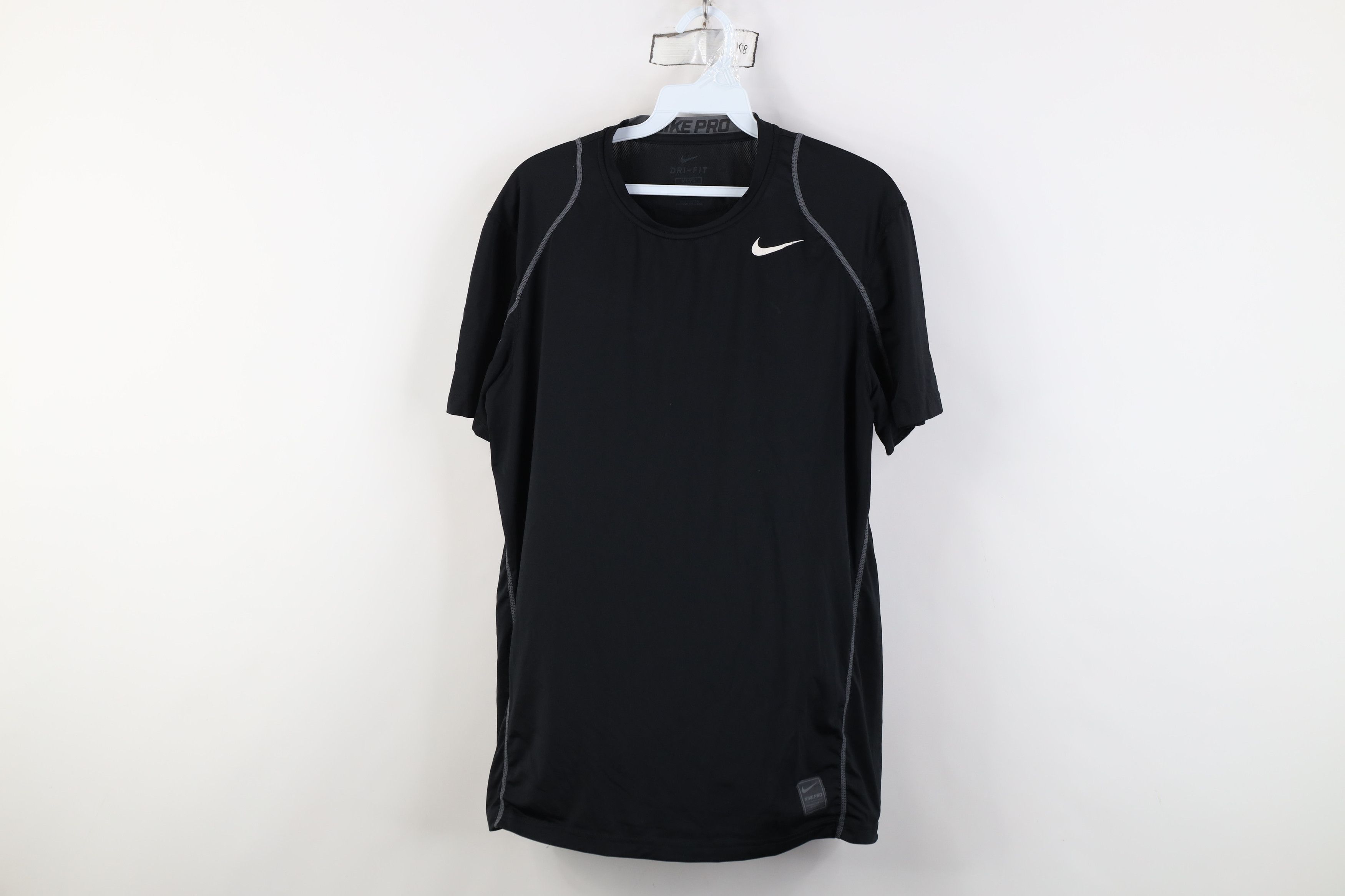 Nike Nike Pro Compression Gym Training Short Sleeve T-Shirt Black Size US M / EU 48-50 / 2 - 1 Thumbnail