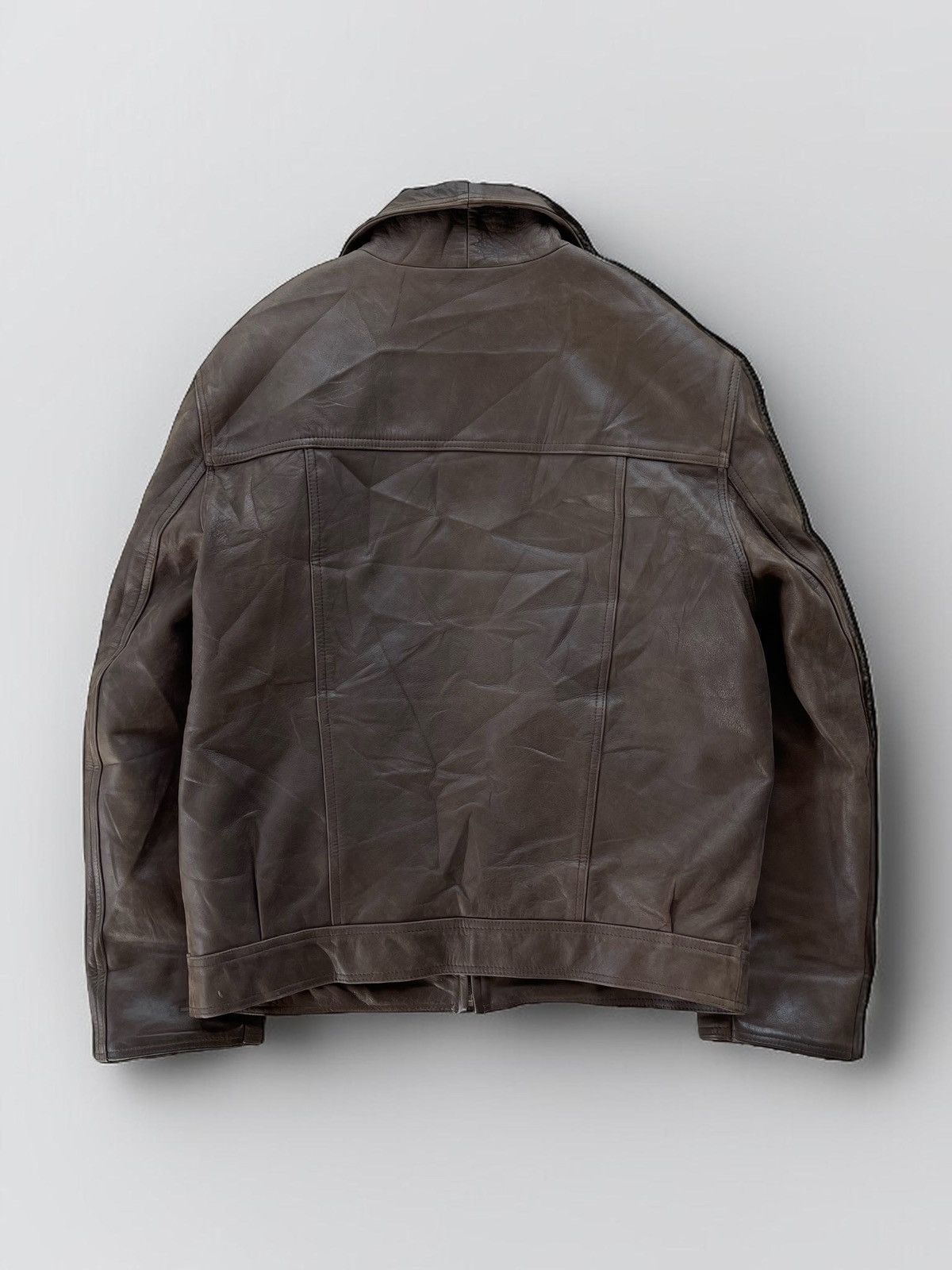Japanese Brand 🔥Vintage Dicano Italy Real Lamb Leather Jacket Size US M / EU 48-50 / 2 - 6 Thumbnail