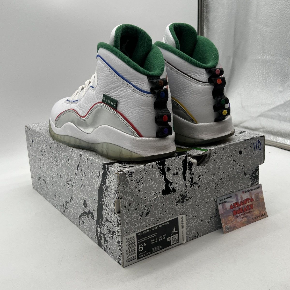 Jordan Brand Air Jordan 10 wings Size US 8.5 / EU 41-42 - 4 Thumbnail