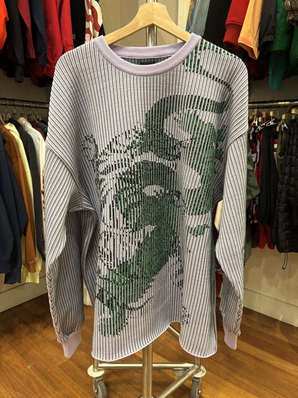 CLOT Clot Dragon Knit Sweater Size US XL / EU 56 / 4 - 1 Thumbnail