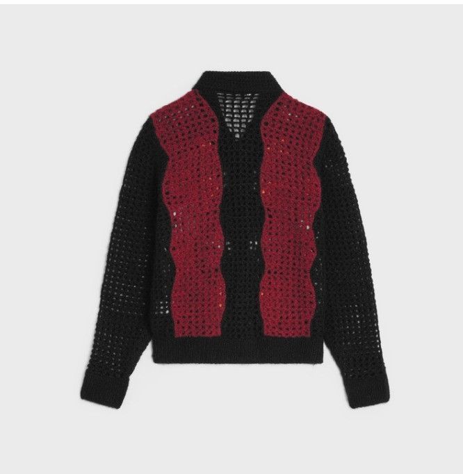 Celine o1bcso1str0824 Crocheted Floral Cardigan in Multicolor Size US XS / EU 42 / 0 - 2 Thumbnail