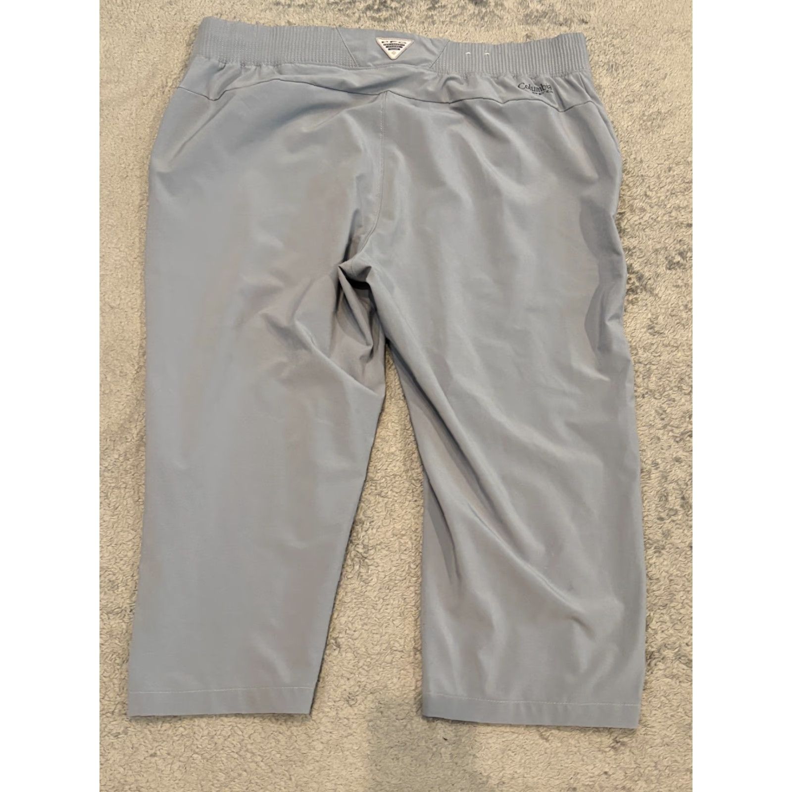 Vintage Columbia PFG Pants Womens Medium Blue Performance Fishing Gear Crop Lightweight Pants (Columbia) Womens M Blue Lightweight Cropped PFG Pants Size 32" / US 10 / IT 46 - 6 Thumbnail