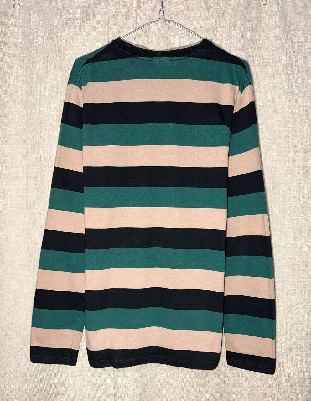 Carhartt Carhartt LongSleeve T-Shirt Black Orange Green Striped Shirt Size US L / EU 52-54 / 3 - 6 Thumbnail
