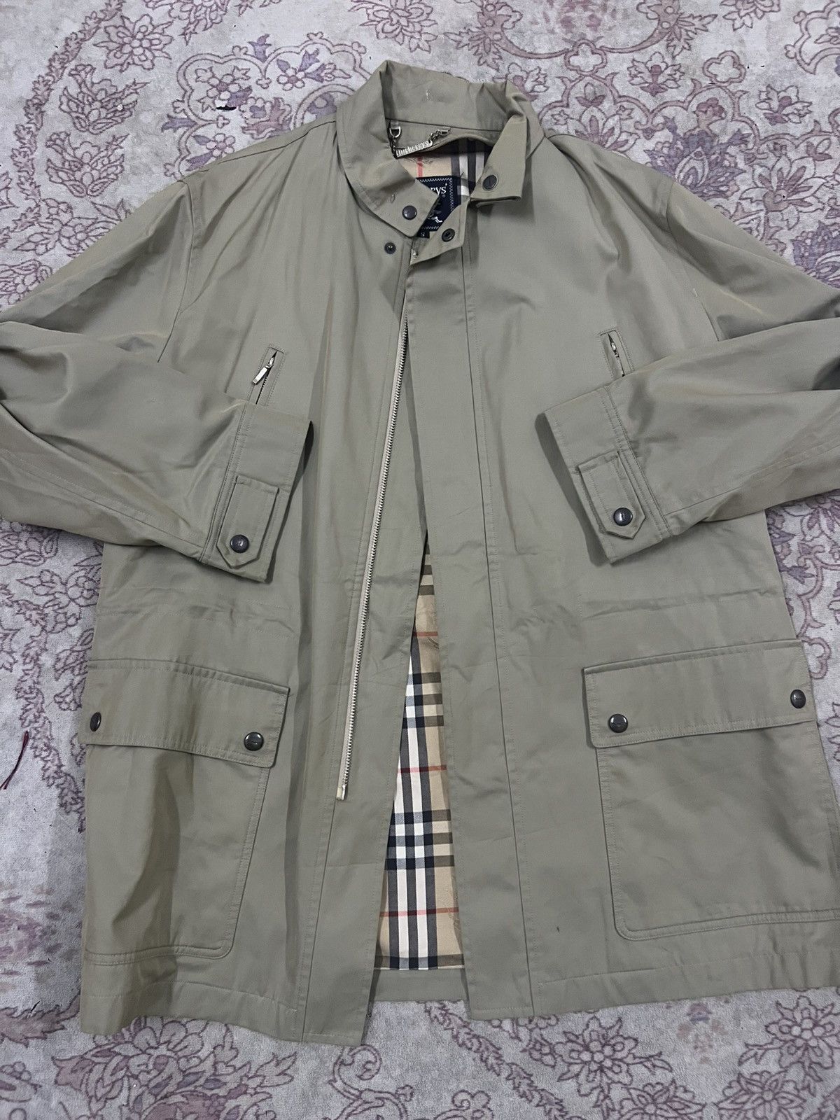 Burberry RARE Vintage Burberrys Japan C-TK83 Military Jacket Khaki Size US M / EU 48-50 / 2 - 5 Thumbnail