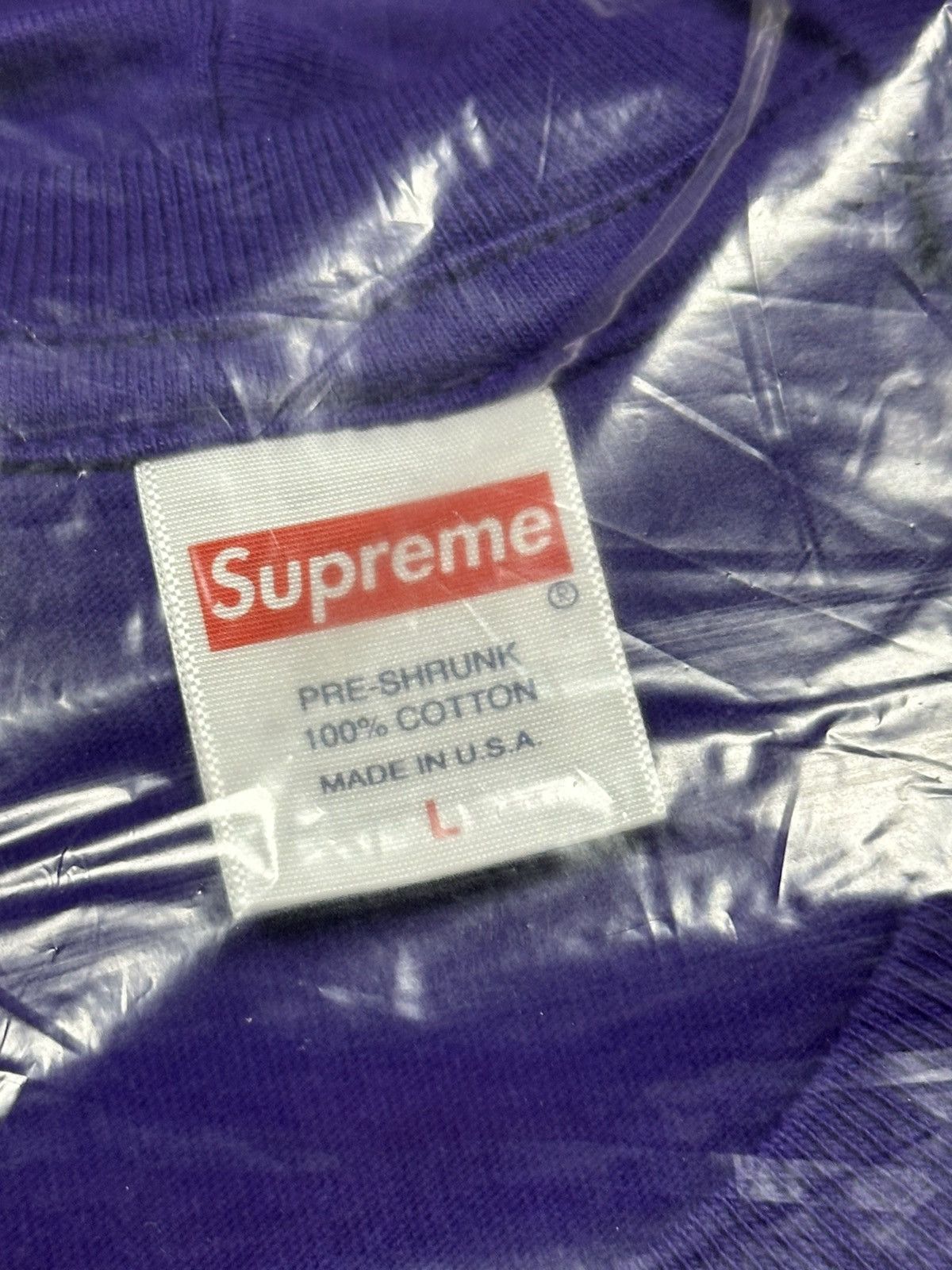 Supreme Supreme Fight For NY Tee - Purple - L - FW23 Size US L / EU 52-54 / 3 - 6 Thumbnail