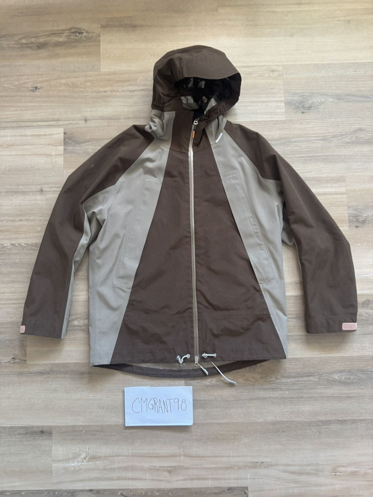 Acne Studios Acne Studios Chocolate Brown Rain Jacket FW 2021 Size US L / EU 52-54 / 3 - 1 Thumbnail