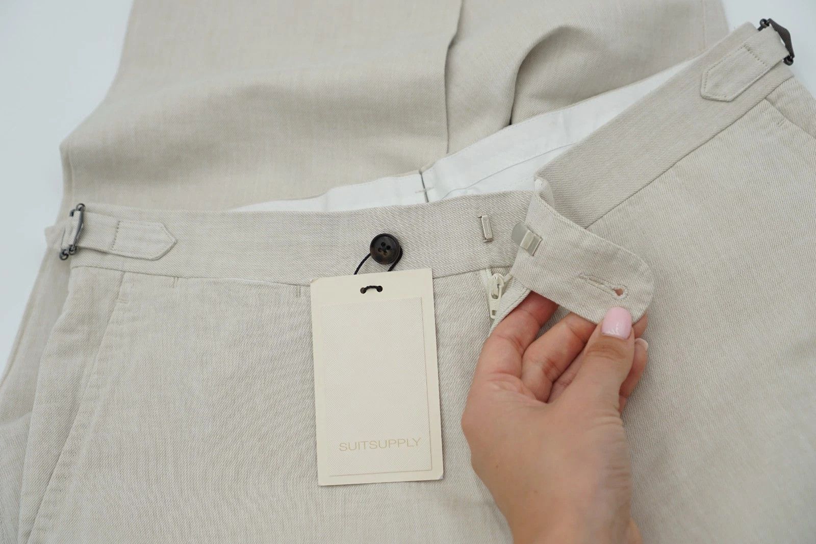 Suitsupply Men Suitsupply Pants Brescia Linen & Cotton Size UK/US36 Size 36R - 3 Thumbnail