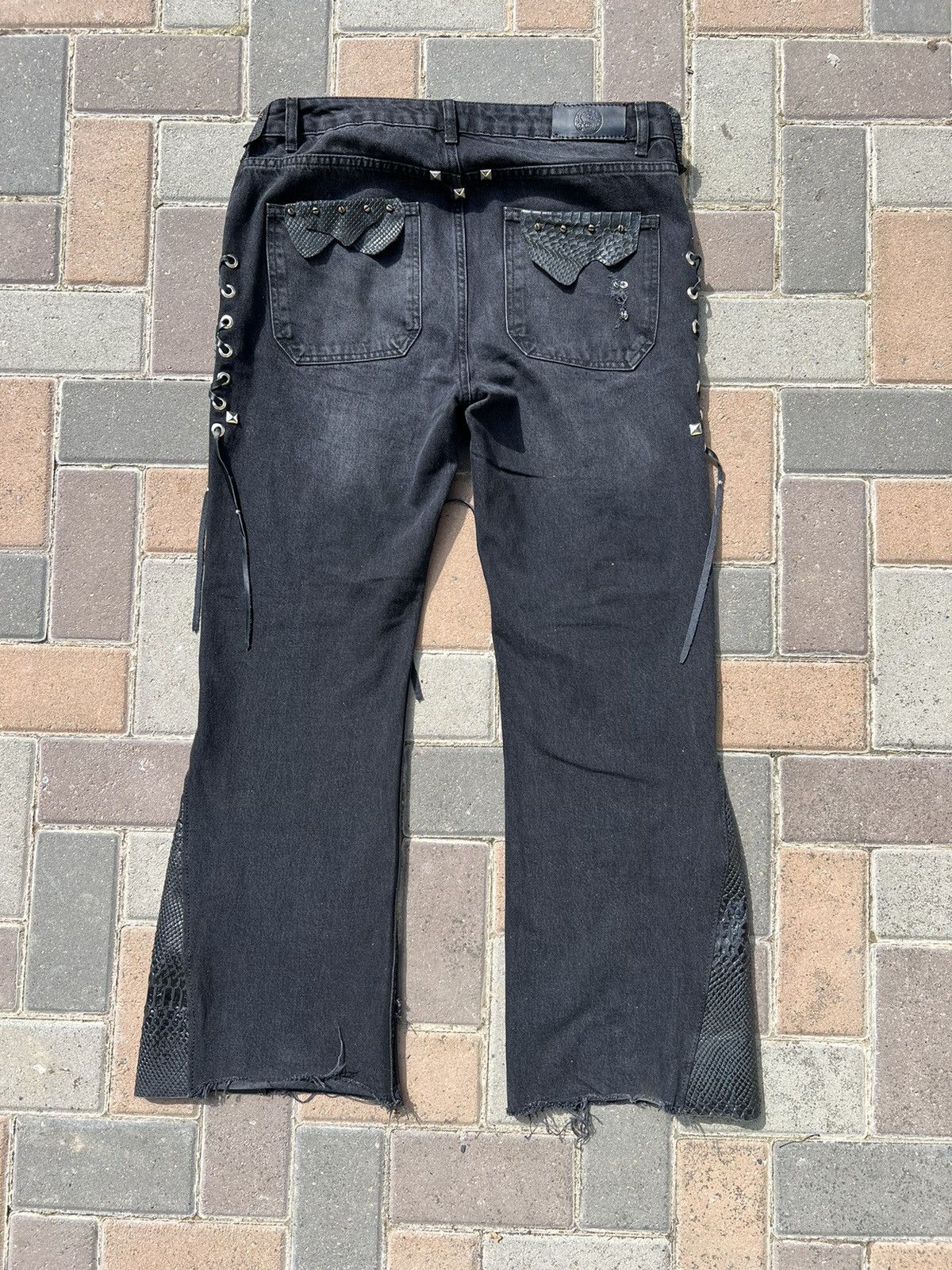 00s Yausuyuki Ishii Python flare Jeans