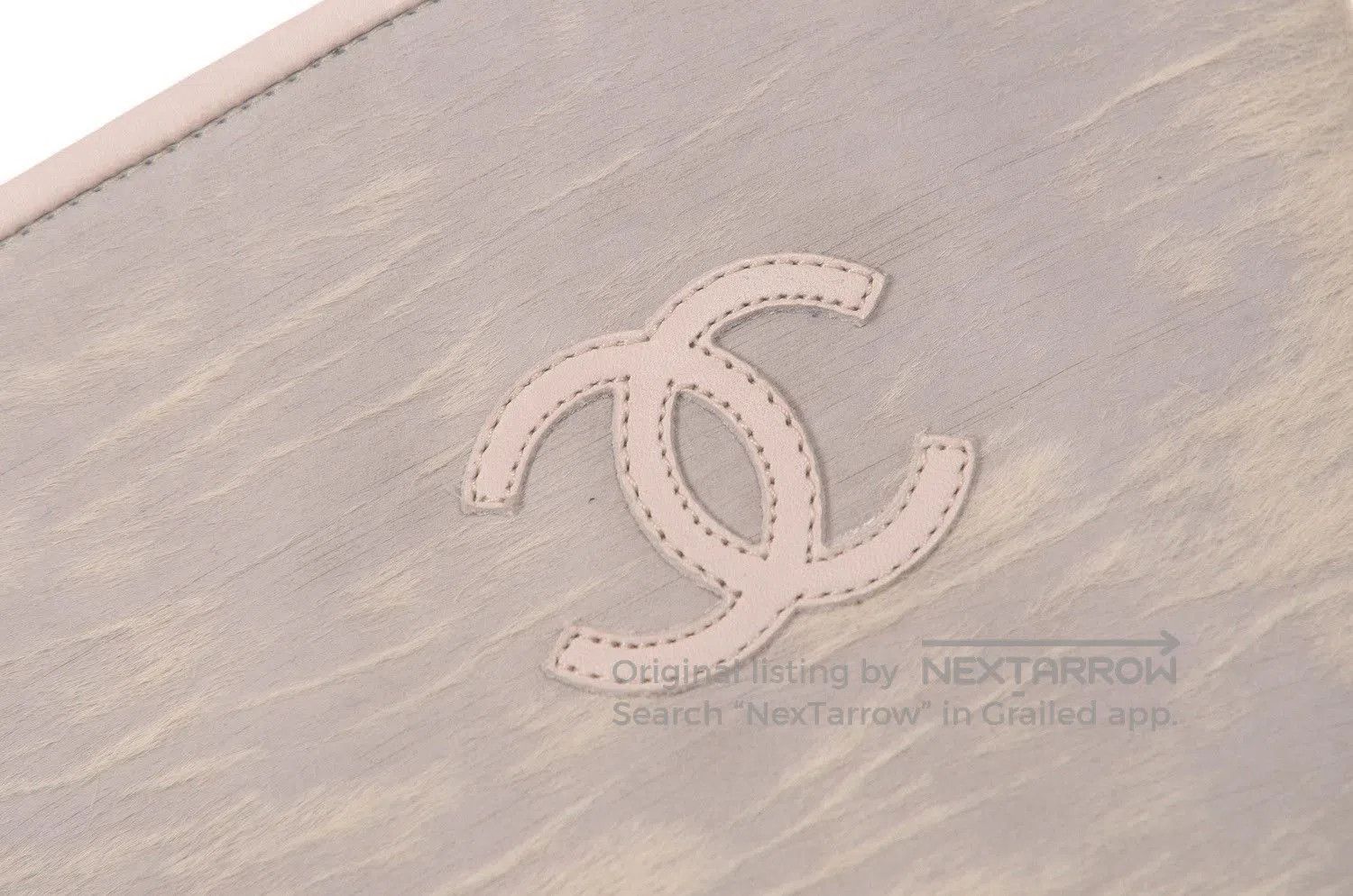 Chanel Chanel Light Gray Tall Boots 38.5. Size US 7.5 / IT 37.5 - 3 Thumbnail