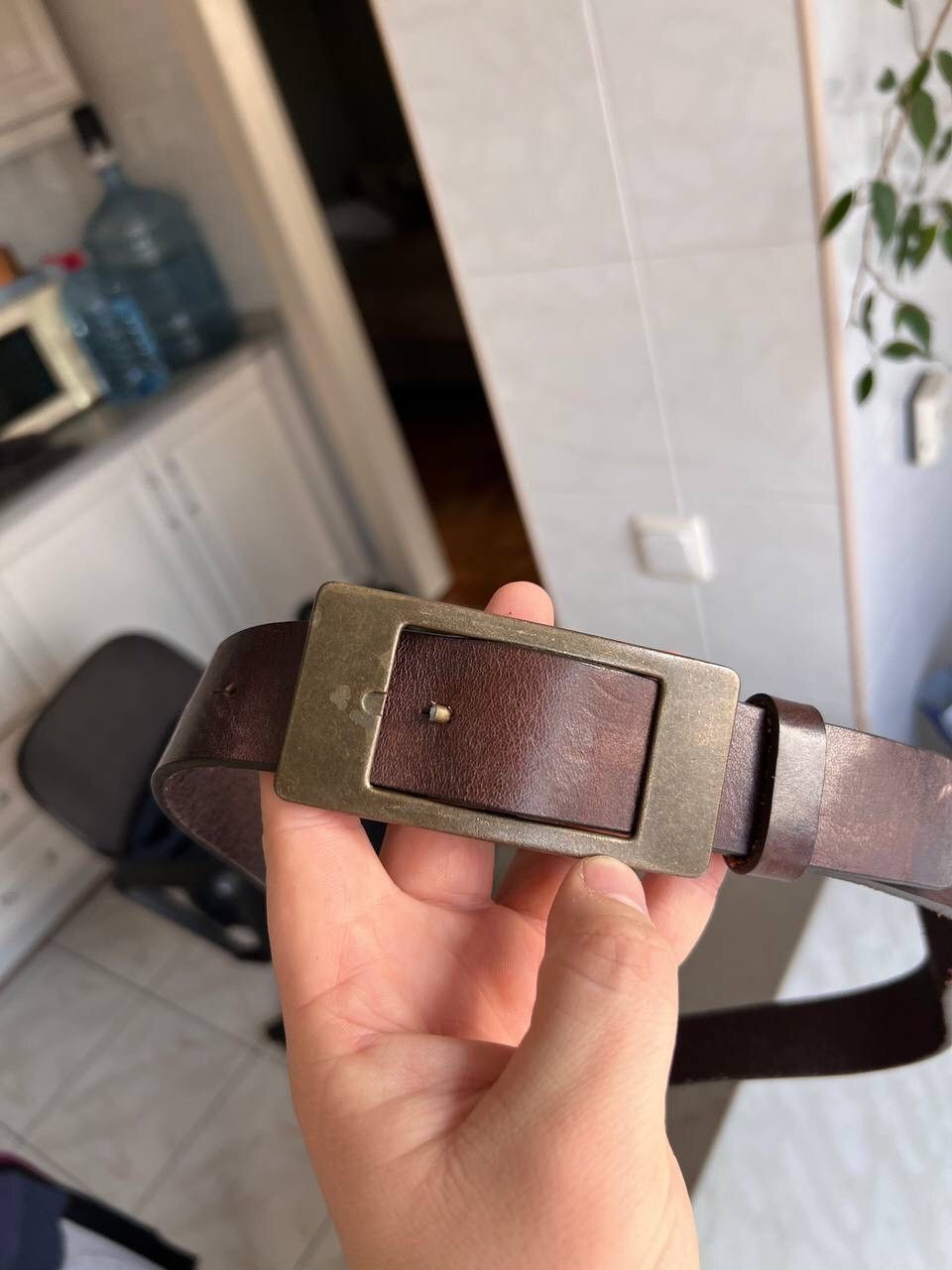 Diesel Vintage leather diesel belt y2k style 2000's Size ONE SIZE - 8 Thumbnail