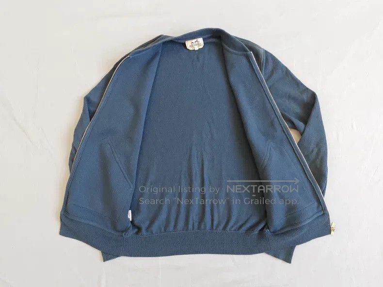 Hermes Hermes Leather Jacket, Deep Blue, Suede Goat Leather and C Size US L / EU 52-54 / 3 - 5 Thumbnail
