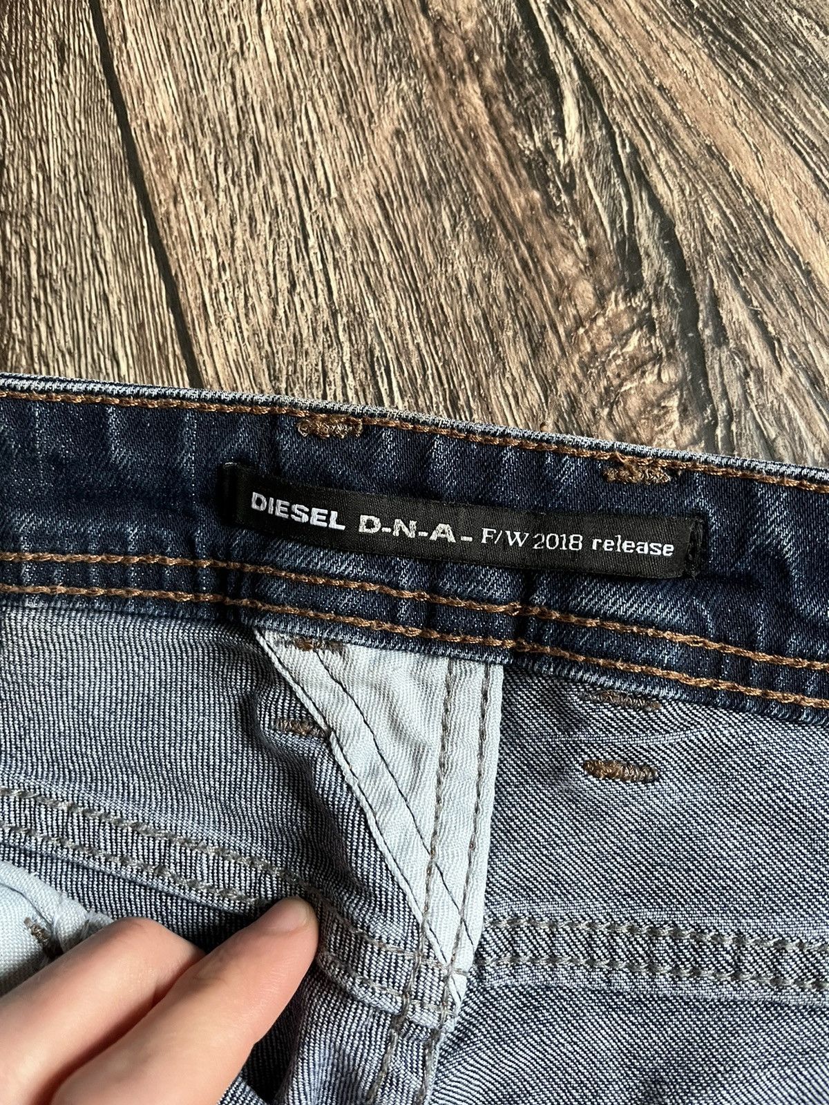 DNA × Diesel Diesel D.N.A F/W 2018 Slim Fit Denim Jeans Made in Italy Size US 32 / EU 48 - 8 Thumbnail
