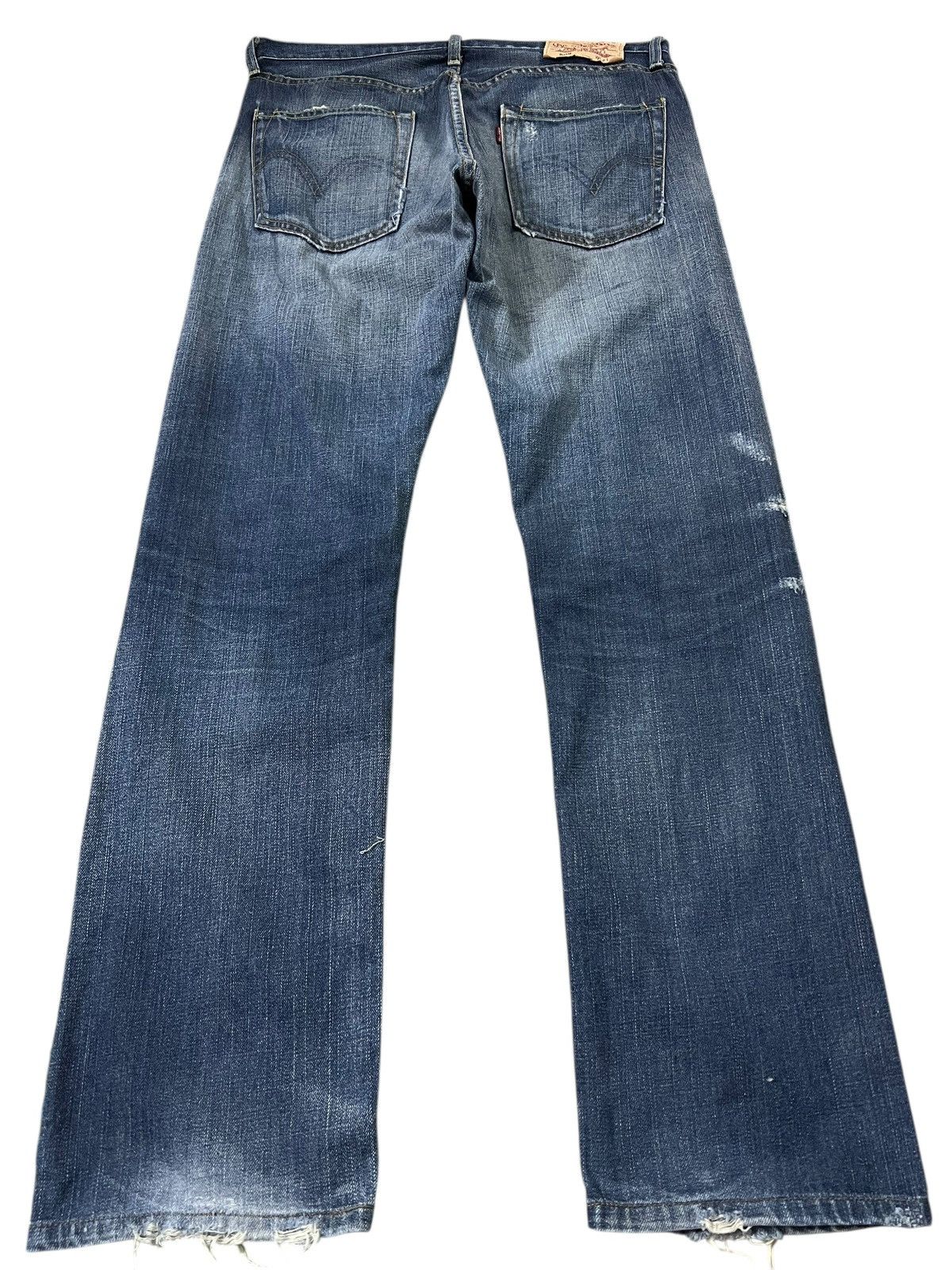 Levi's VINTAGE LEVIS 505 DISTRESSED JEANS Size US 32 / EU 48 - 2 Thumbnail