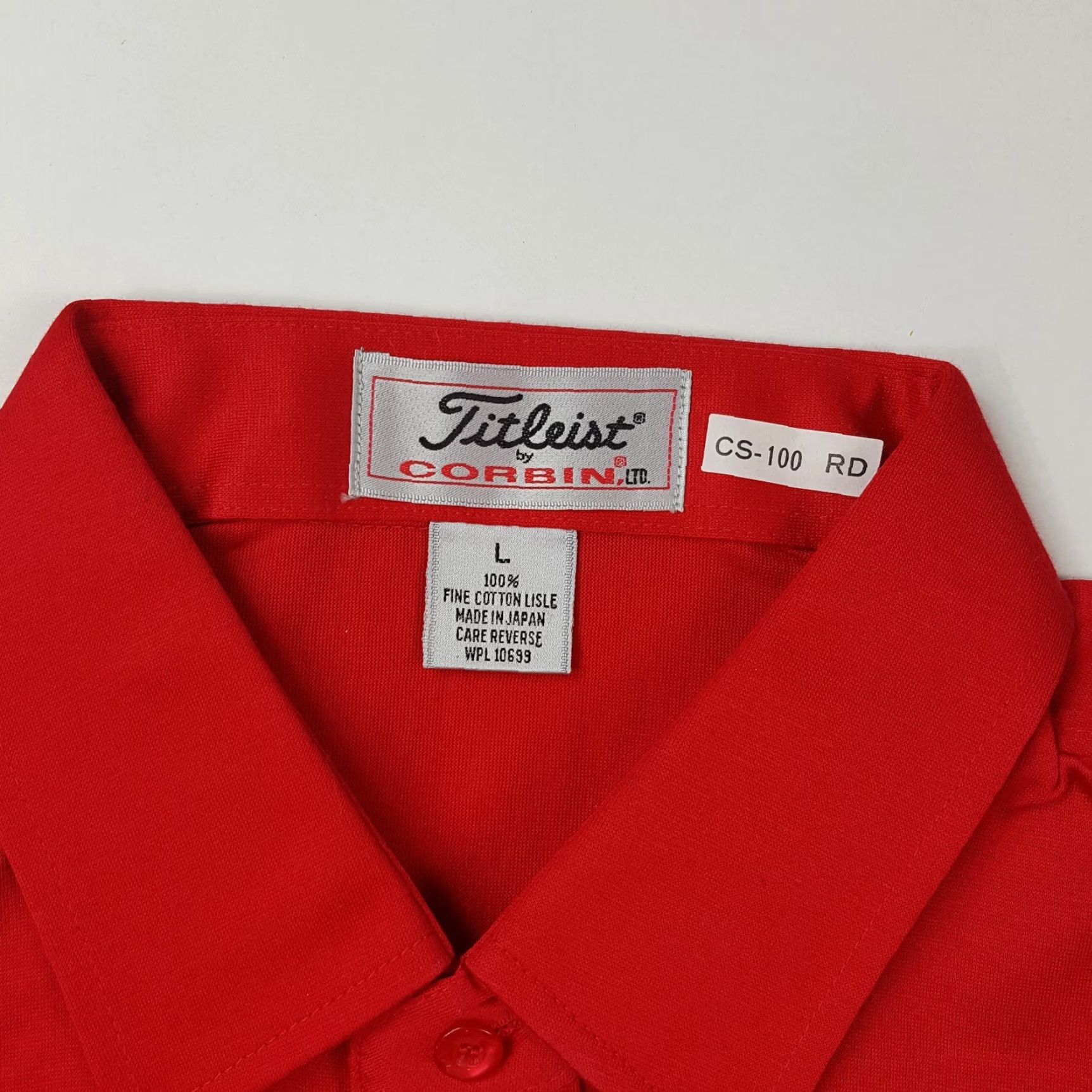 Titleist VINTAGE Titleist Golf Polo Shirt Men's Large Red Collared Short Sleeve PGA Logo Embroidered 90s Sports Casual Knit Cotton Pullover Size US L / EU 52-54 / 3 - 4 Thumbnail