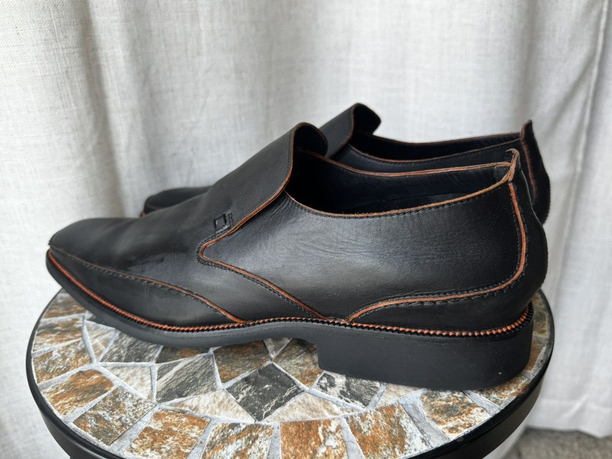 Michael Toschi Rare Toschi CarbonLite Italian Loafers Black/Orange US 11.5 Size US 11.5 / EU 44-45 - 2 Thumbnail
