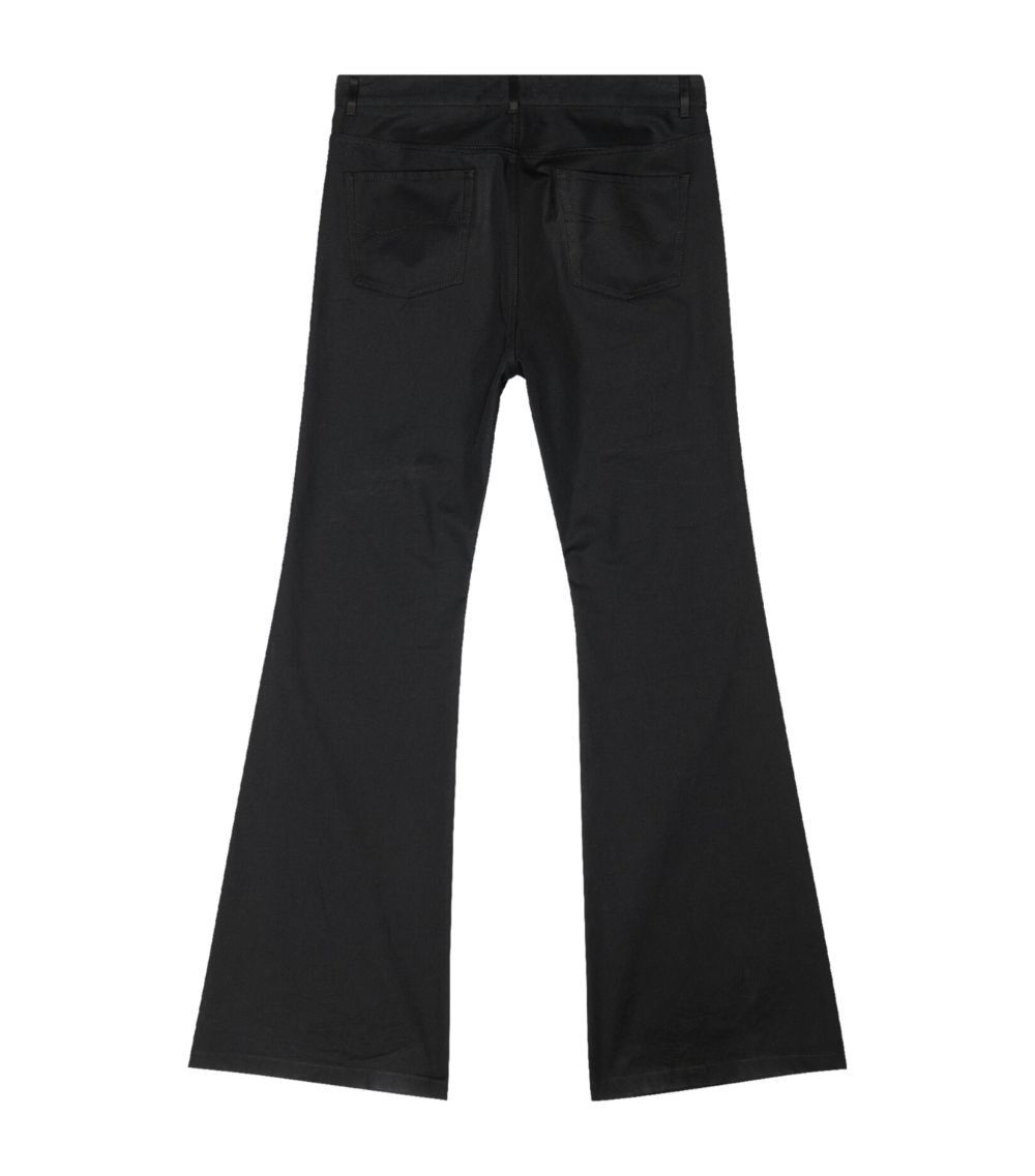 Balenciaga o1in1g0724 Flared Pants in Black Size US 26 / EU 42 - 5 Thumbnail
