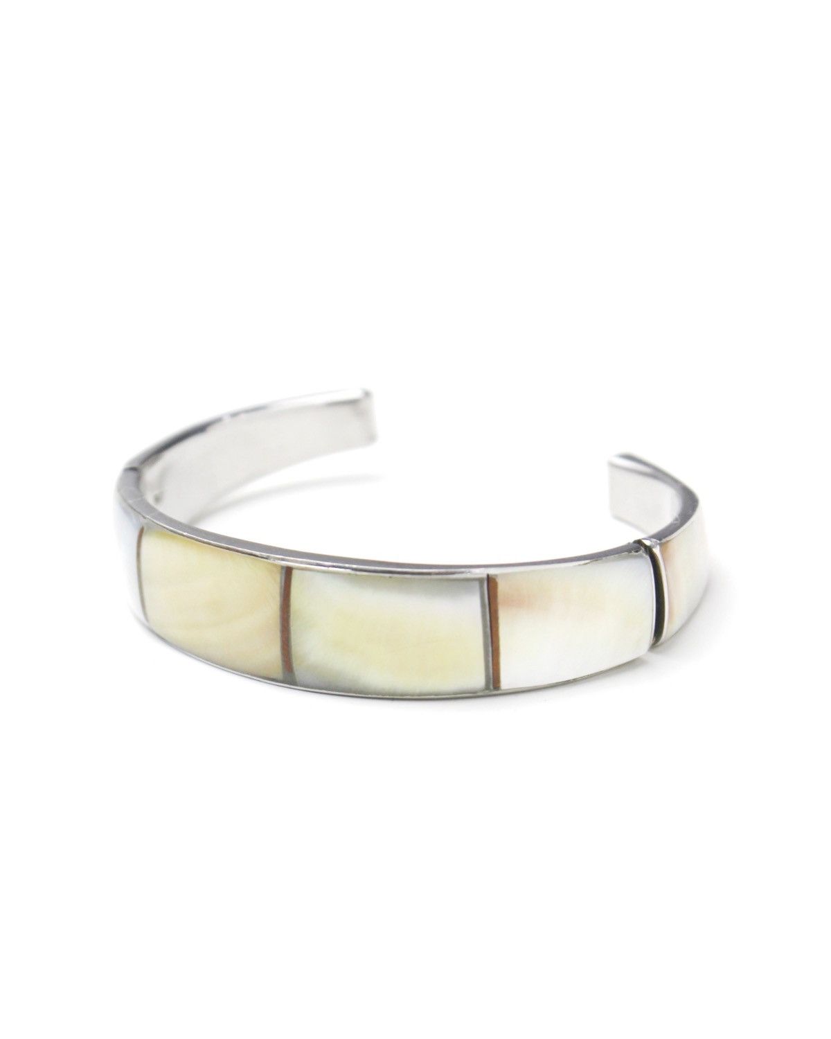 Vintage 2000S JAPANESE MADE MOONLIT SHELL – MOTHER OF PEARL CUFF Size ONE SIZE - 1 Thumbnail