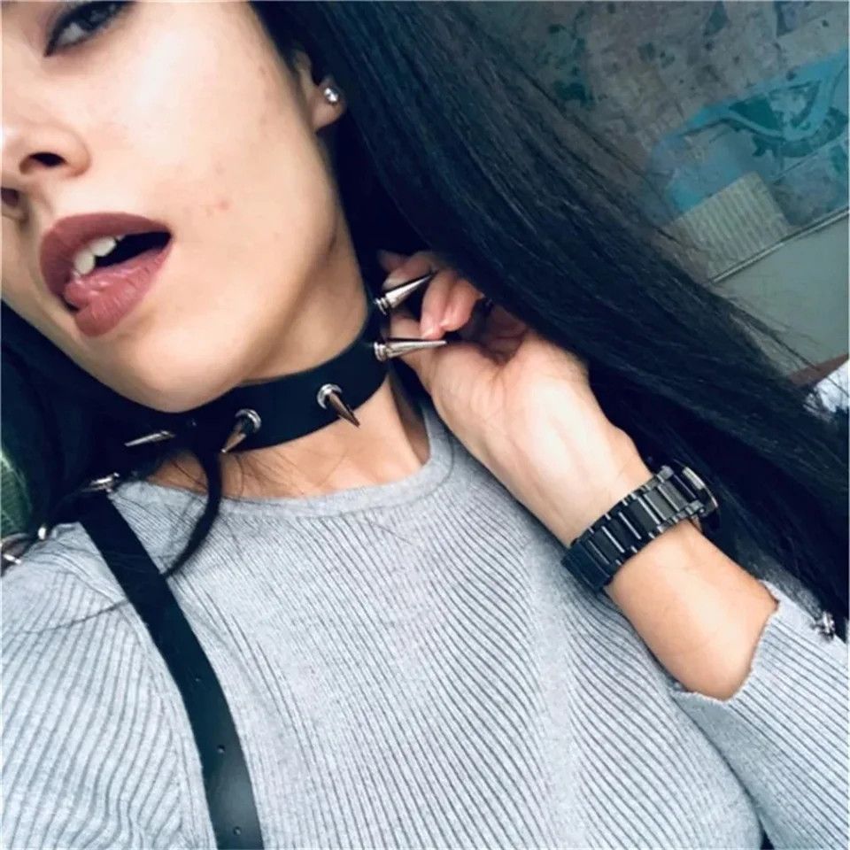 Other Punk Long Spike Choker Size ONE SIZE - 3 Thumbnail