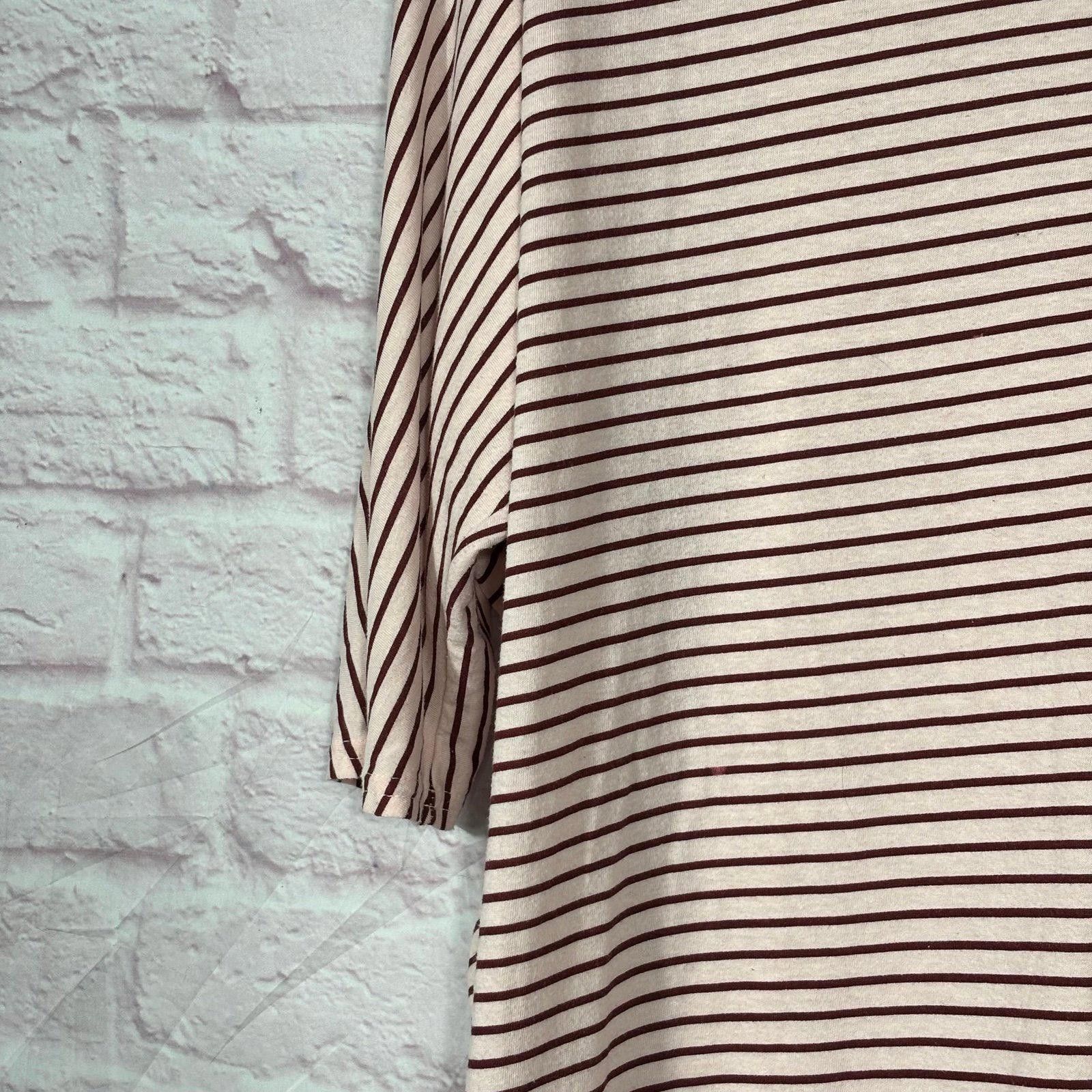 Other Lane Bryant Striped 3/4 Sleeve Top Size 18/20 Size XL / US 12-14 / IT 48-50 - 3 Thumbnail