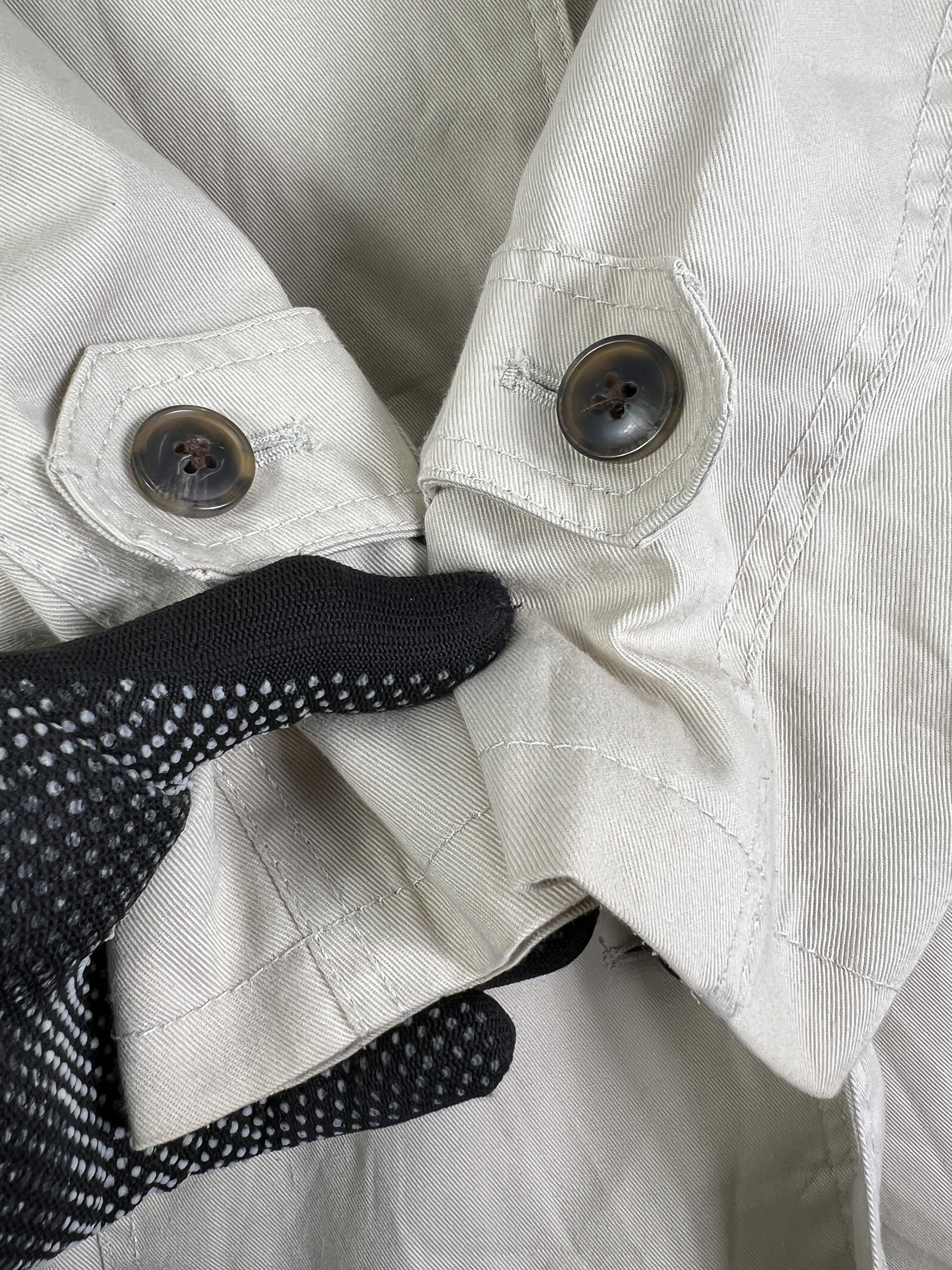 Japanese Brand continuer de NICE CLAUP Trench Coat (M) GTMP299 Size M / US 6-8 / IT 42-44 - 3 Thumbnail