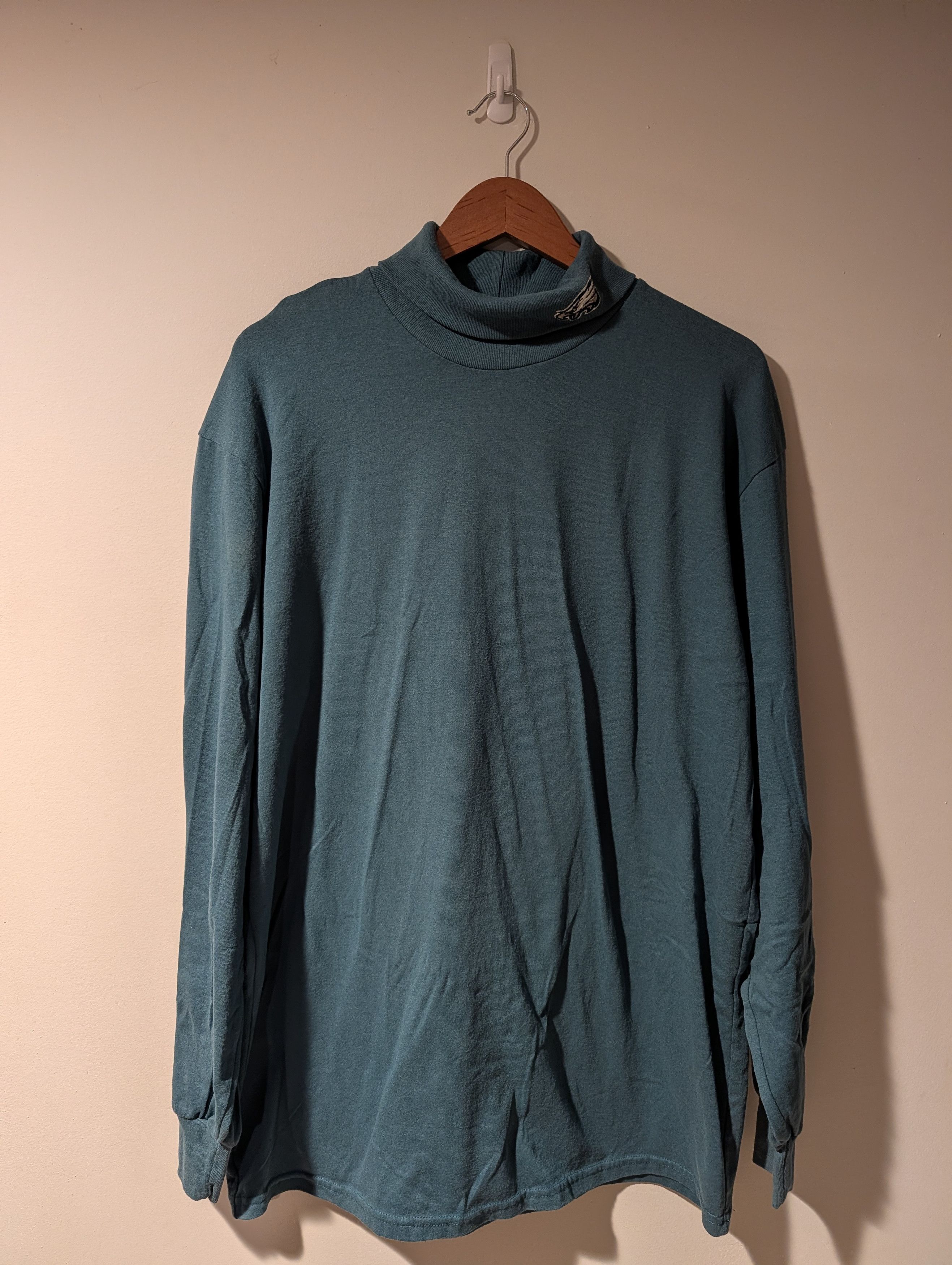 NFL Vintage Philadelphia Eagles Mock Neck Turtleneck Shirt Size US XL / EU 56 / 4 - 1 Thumbnail