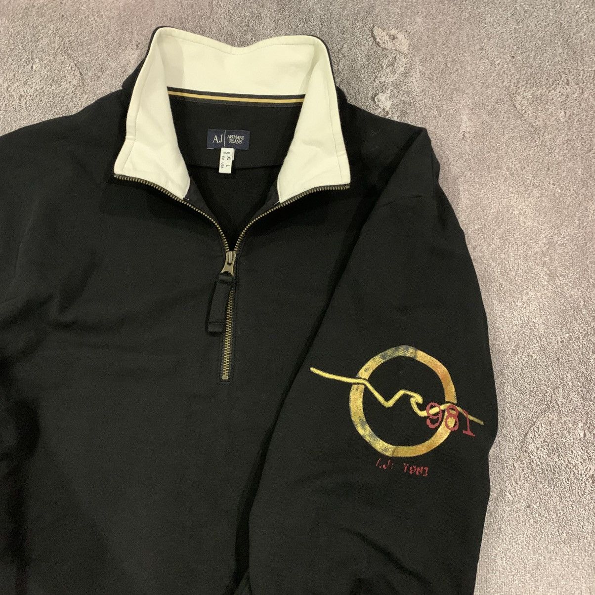 Armani Armani Jeans Vintage Zip 1/3 Men’s Size L Size US L / EU 52-54 / 3 - 8 Thumbnail