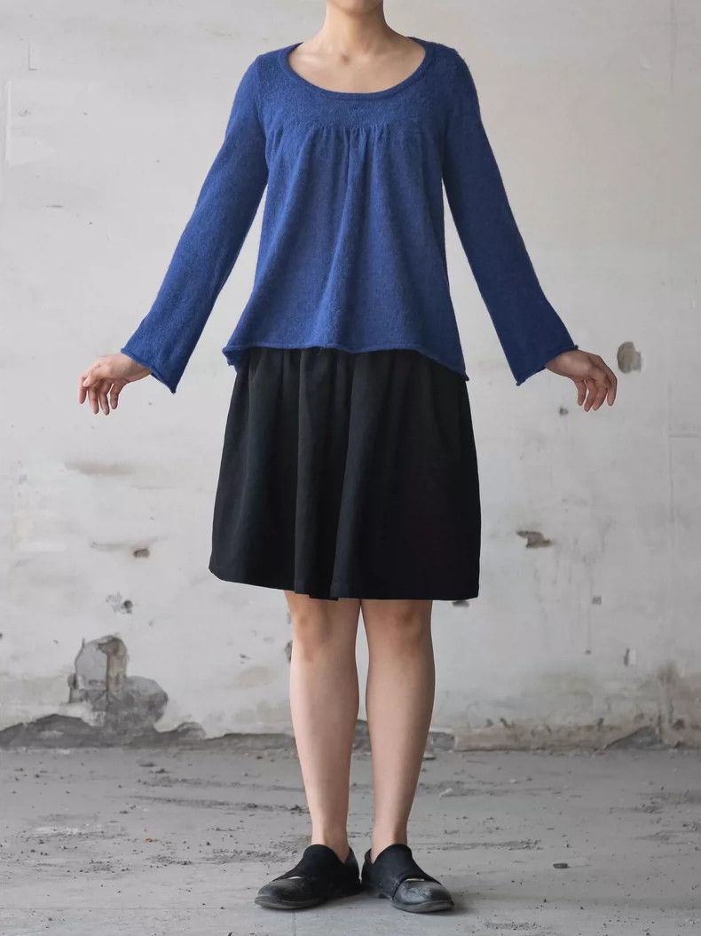 Vivienne Westwood Blue and purple Saturn knit top