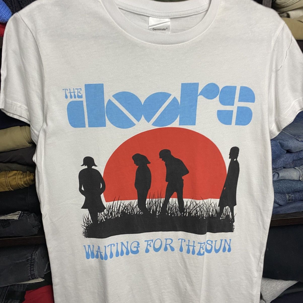 Band Tees Vintage The Doors Waiting For The Sun rock band tee size M Size US M / EU 48-50 / 2 - 2 Thumbnail
