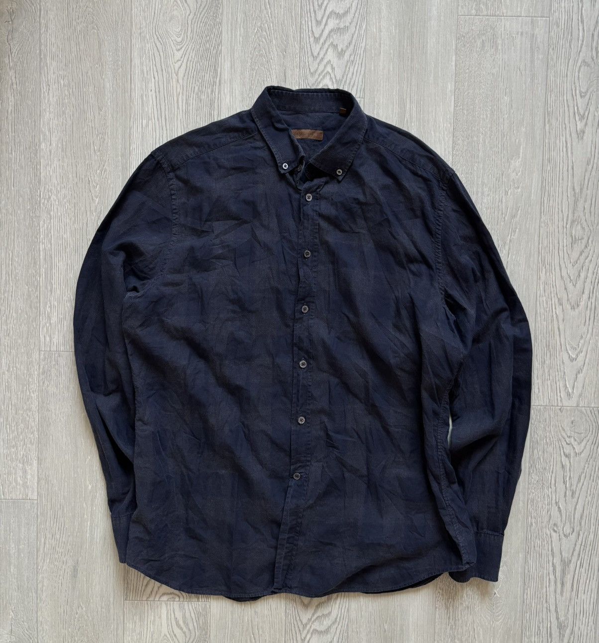 Corneliani × Designer Italy Corneliani ID Cotton Shirt Button Up Old Money Size US L / EU 52-54 / 3 - 1 Thumbnail
