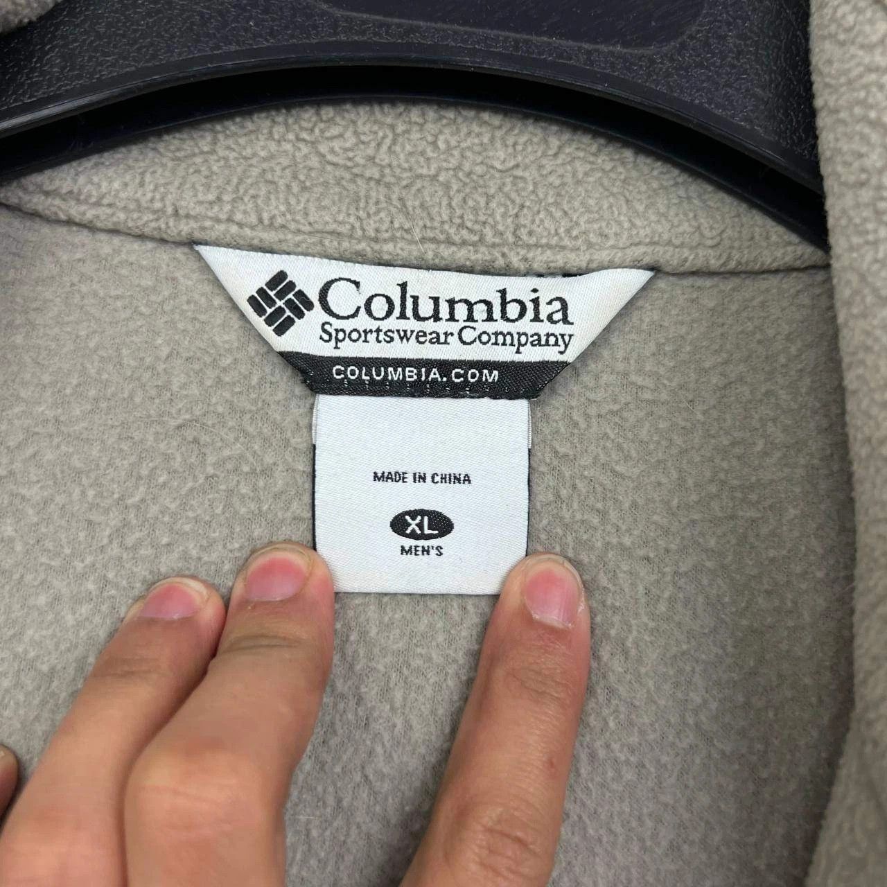 Columbia Columbia Fleece Jacket Men XL Long Sleeve Full Zip Mock Neck Size US XL / EU 56 / 4 - 6 Thumbnail