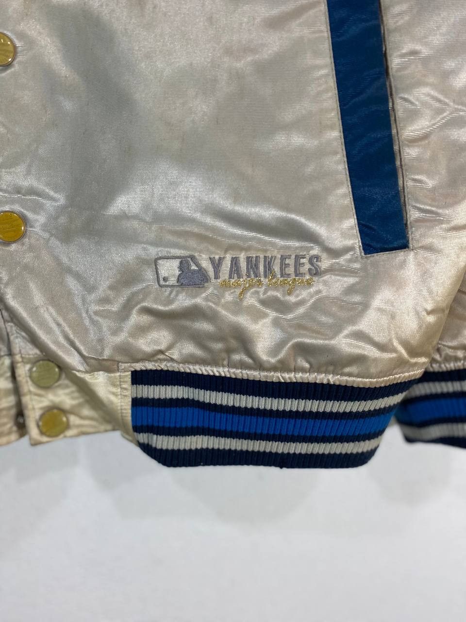 MLB vintage mlb new york yankees bomber jacket nice design Size US XXL / EU 58 / 5 - 4 Thumbnail