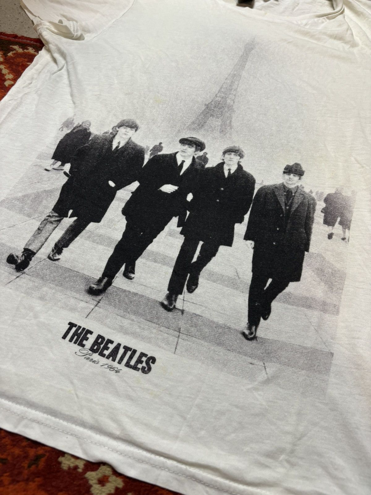 Designer × H&M × Vintage VINTAGE THE BEATLES PHOTO TEE SINCE 1964 VERY RARE Size XS / US 0-2 / IT 36-38 - 3 Thumbnail