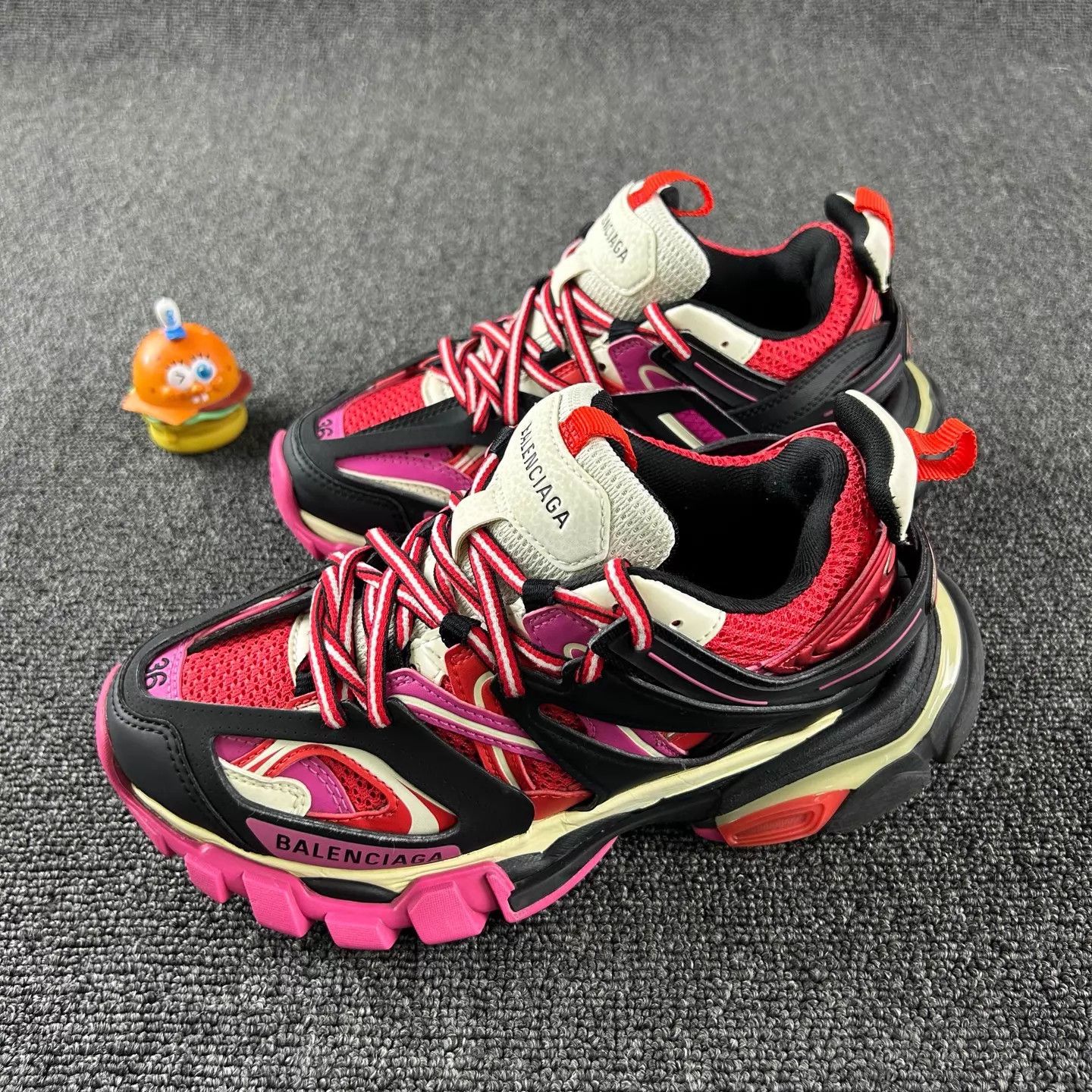 Balenciaga Balenciaga Track Black Red Dad Shoe 36 Size US 5.5 / IT 35.5 - 1 Thumbnail