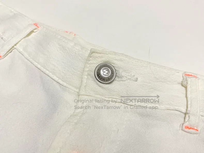 Walter Van Beirendonck Walter Van Beirendonck White pocket pants Size 22" - 4 Thumbnail