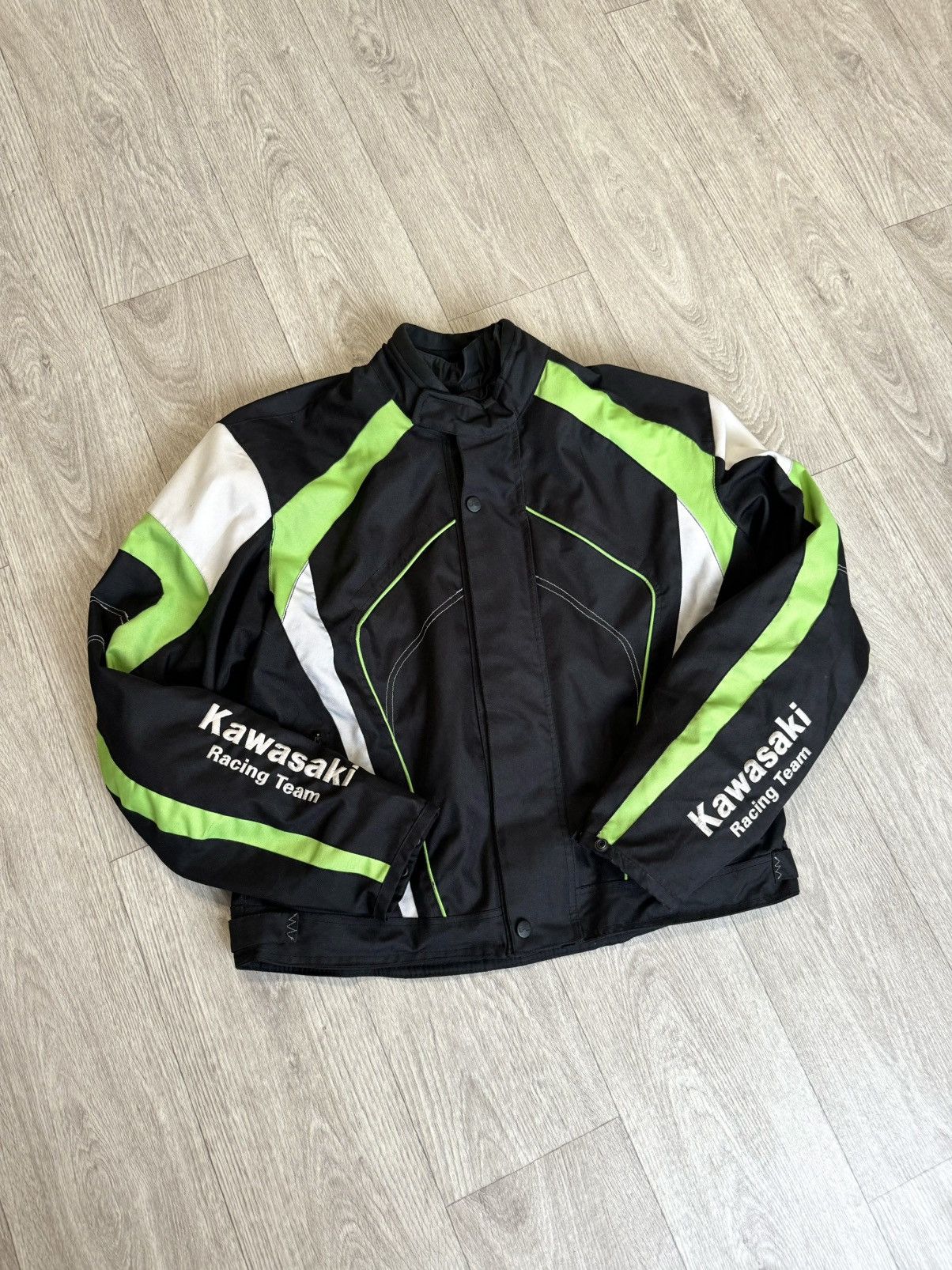 Vintage 🔷Vintage Kawasaki Moto Jacket🔷 Size US XXL / EU 58 / 5 - 1 Thumbnail