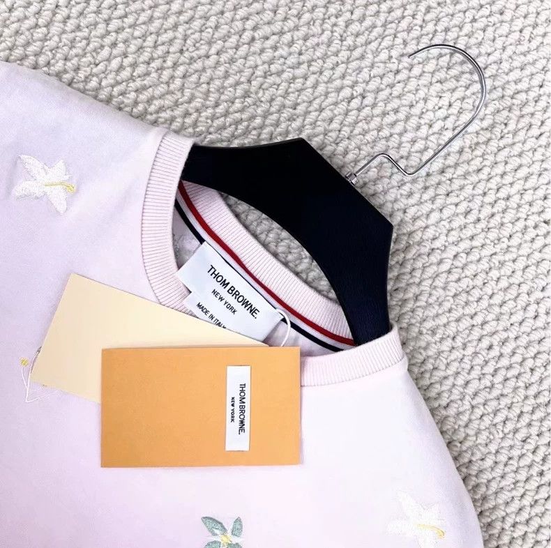 Thom Browne Thom Browne Light pink short sleeves Size XS / US 0-2 / IT 36-38 - 3 Thumbnail