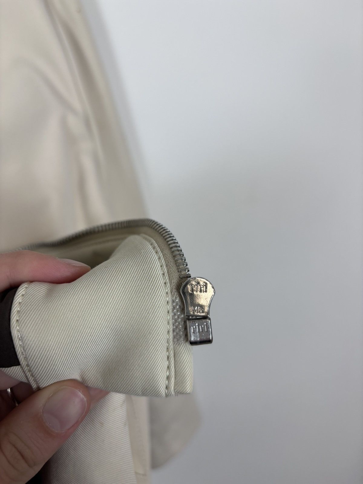 Alfred Dunhill Dunhill Men’s 2 in 1 Insulated Beige Collared Zip Up Jacket Size US M / EU 48-50 / 2 - 18 Thumbnail