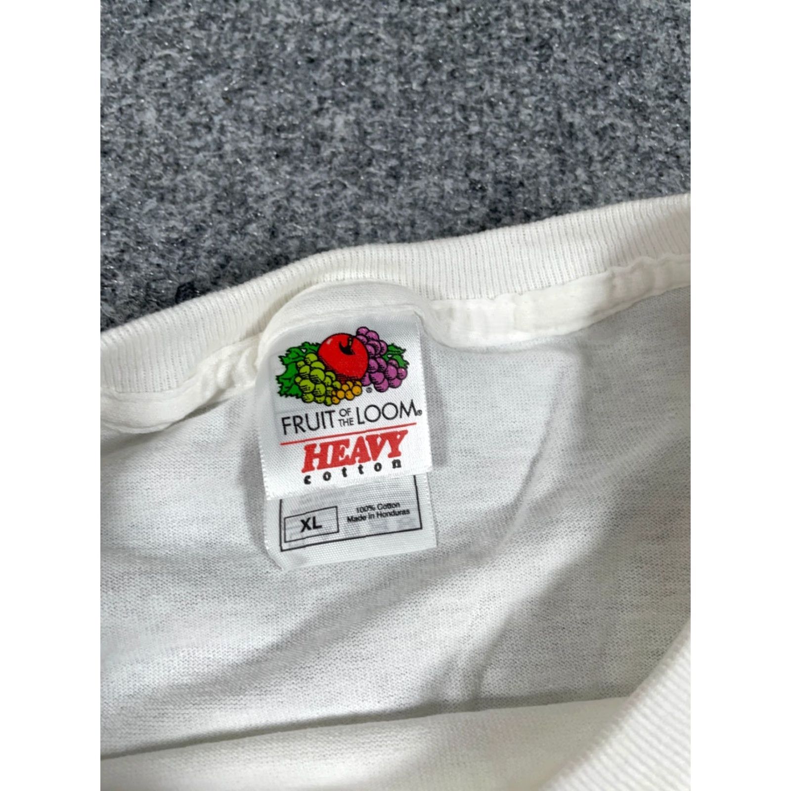 Fruit Of The Loom VTG Michigan Lottery Dog Want to Play T-Shirt Adult XL White Heavyweight Cotton Logo Graphic Tee Mens Retro Fun Hipster 90s? Size US XL / EU 56 / 4 - 6 Thumbnail
