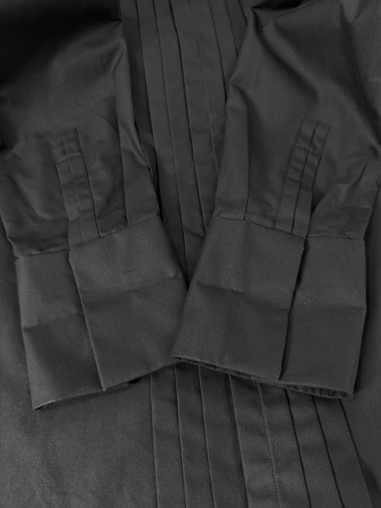 Saint Laurent Paris SLP 24ss Black Stand-Collar Dress Shirt 38 Size US S / EU 44-46 / 1 - 3 Thumbnail