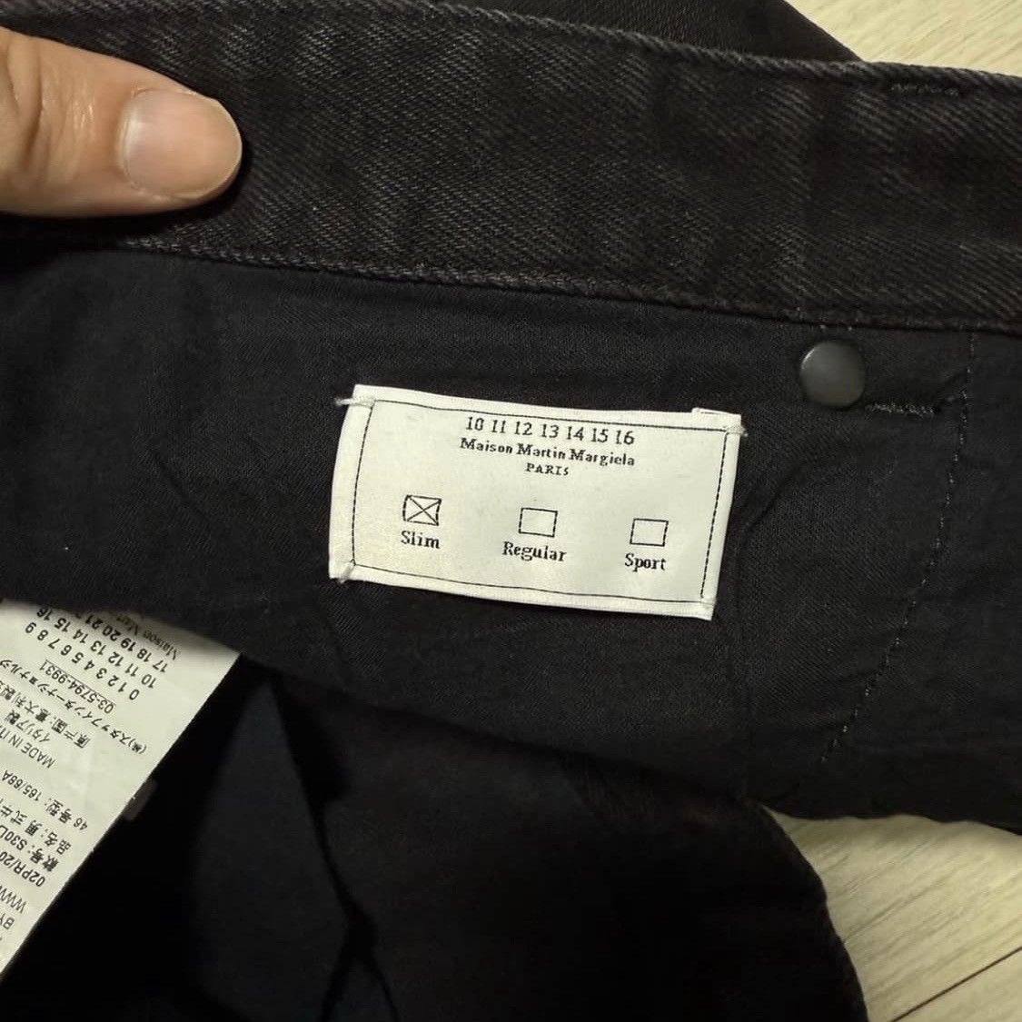 Maison Margiela Maison Margiela Black Denim Jeans Size US 29 - 7 Thumbnail