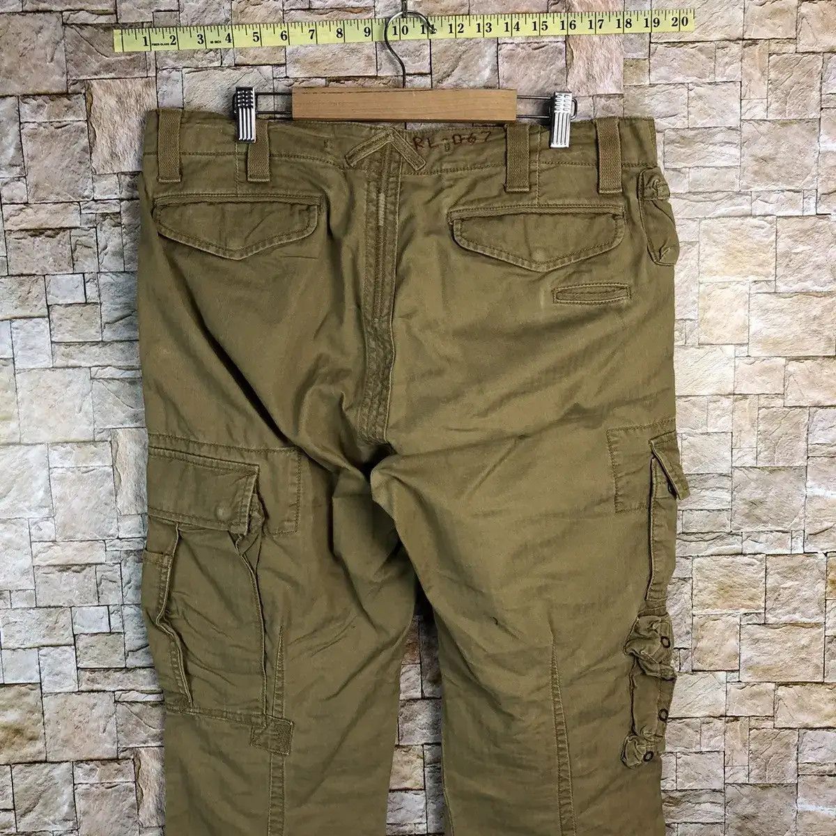 Ralph Lauren DL Ralph Lauren double knee 3d pocket Cargo Pants #A140 Size US 35 - 17 Thumbnail