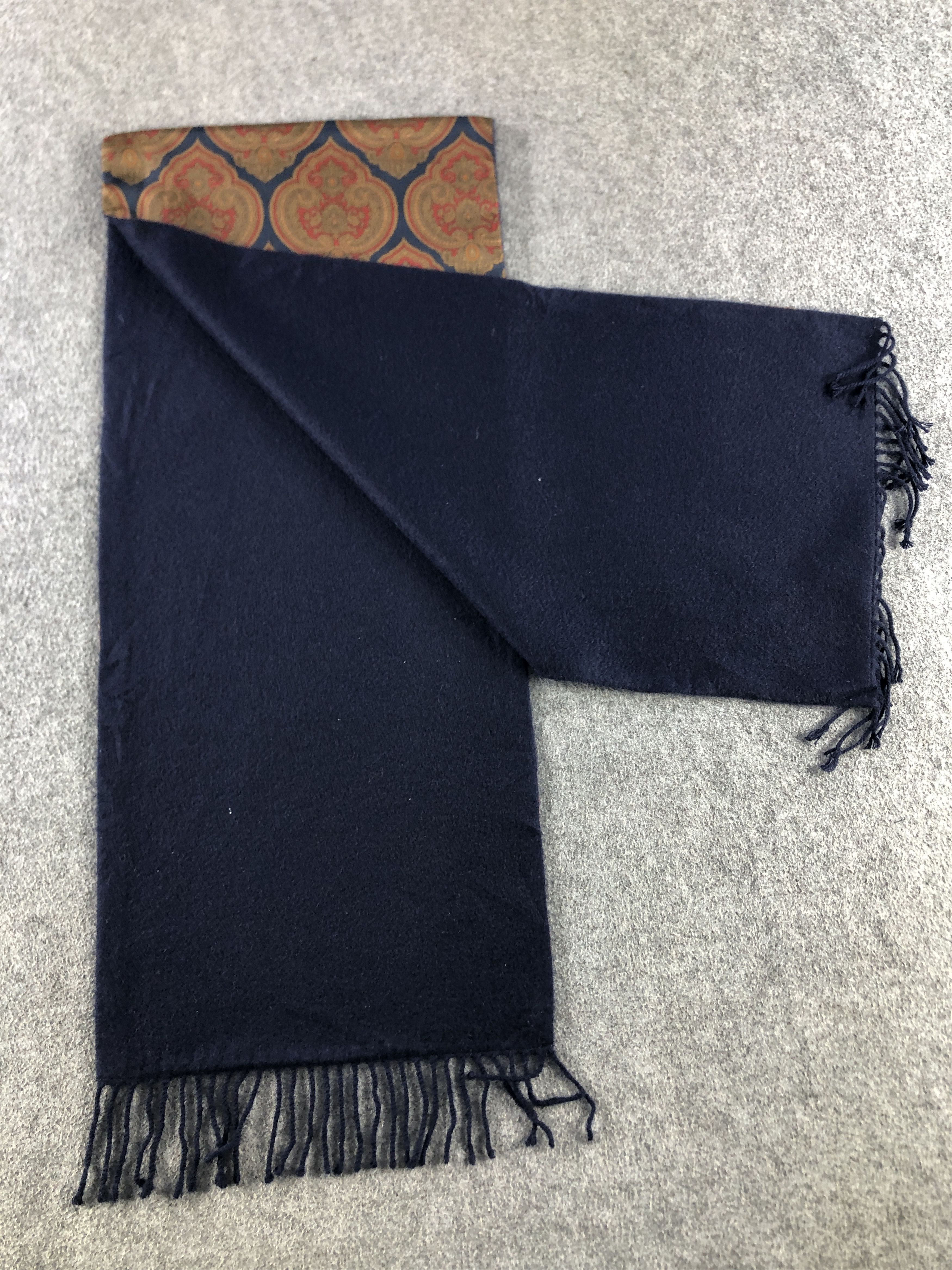 Aquascutum Aquasqutum Silk Cashmere Scarf / Muffler / Neckwear P927 Size ONE SIZE - 5 Thumbnail
