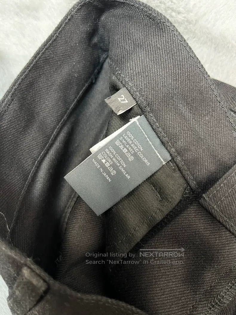Celine CELINE Black Frayed Flared Jeans Size US 27 - 4 Thumbnail