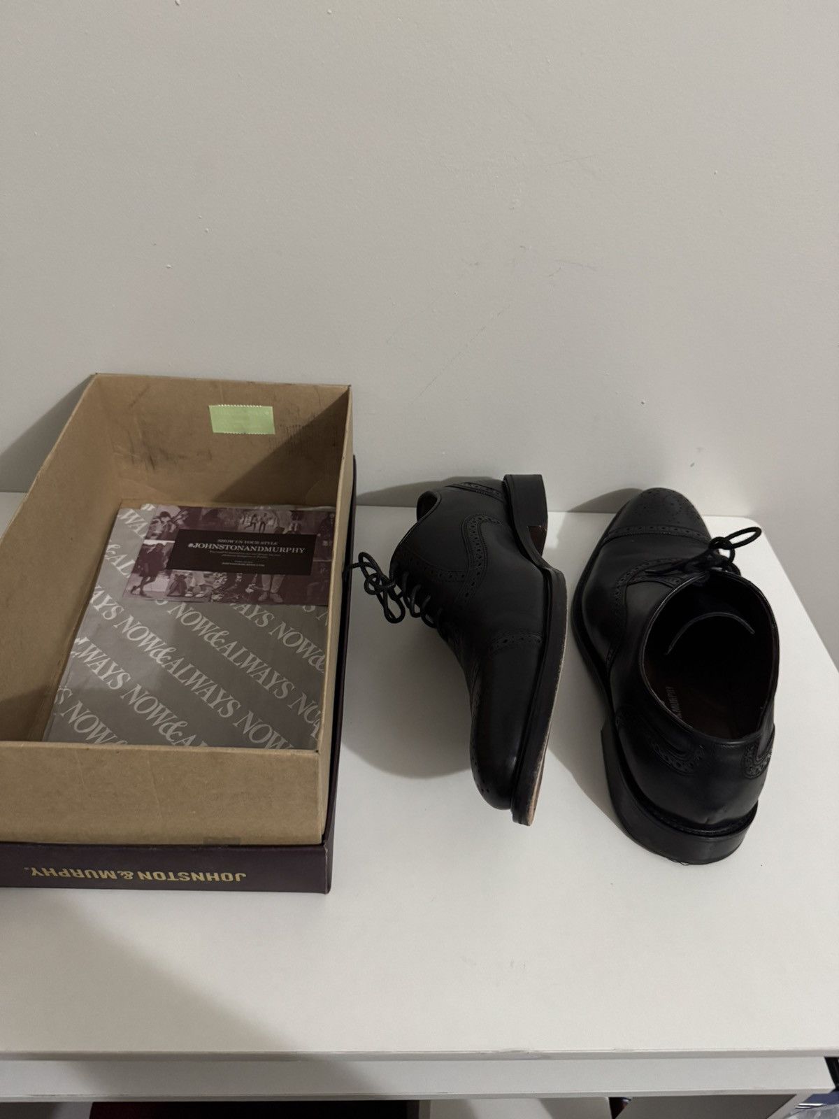 Johnston & Murphy Johnson & Murphy Daley Cap Toe Dress Shoes Size US 13 / EU 46 - 2 Thumbnail