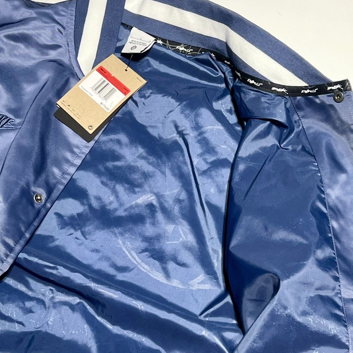 Nike Nike USA Dugout Breaking Satin Jacket Blue / Navy FN9460-491 Size US L / EU 52-54 / 3 - 7 Thumbnail