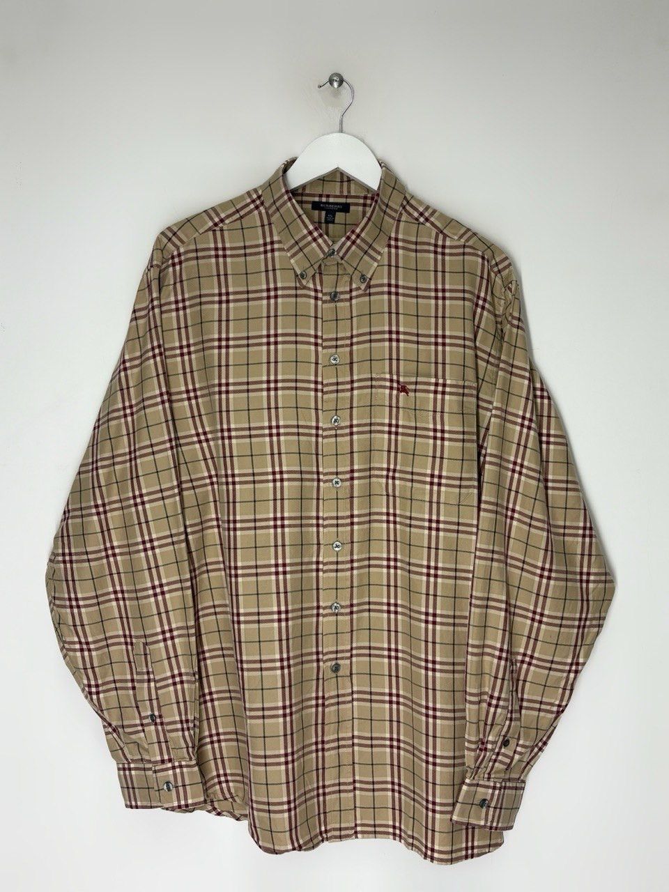 Burberry Burberry London Check All Over Long Sleeve Vintage Shirt Size US XXL / EU 58 / 5 - 1 Thumbnail