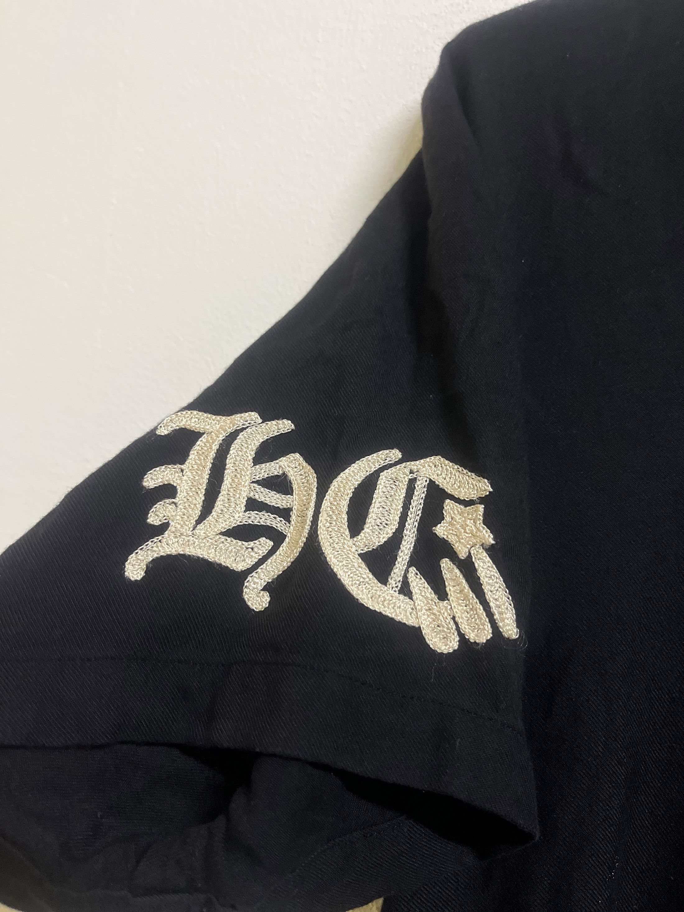 Individual Sentiments Hundred Club Skull Embdoidery Open Collared Short Sleeve Size US M / EU 48-50 / 2 - 3 Thumbnail