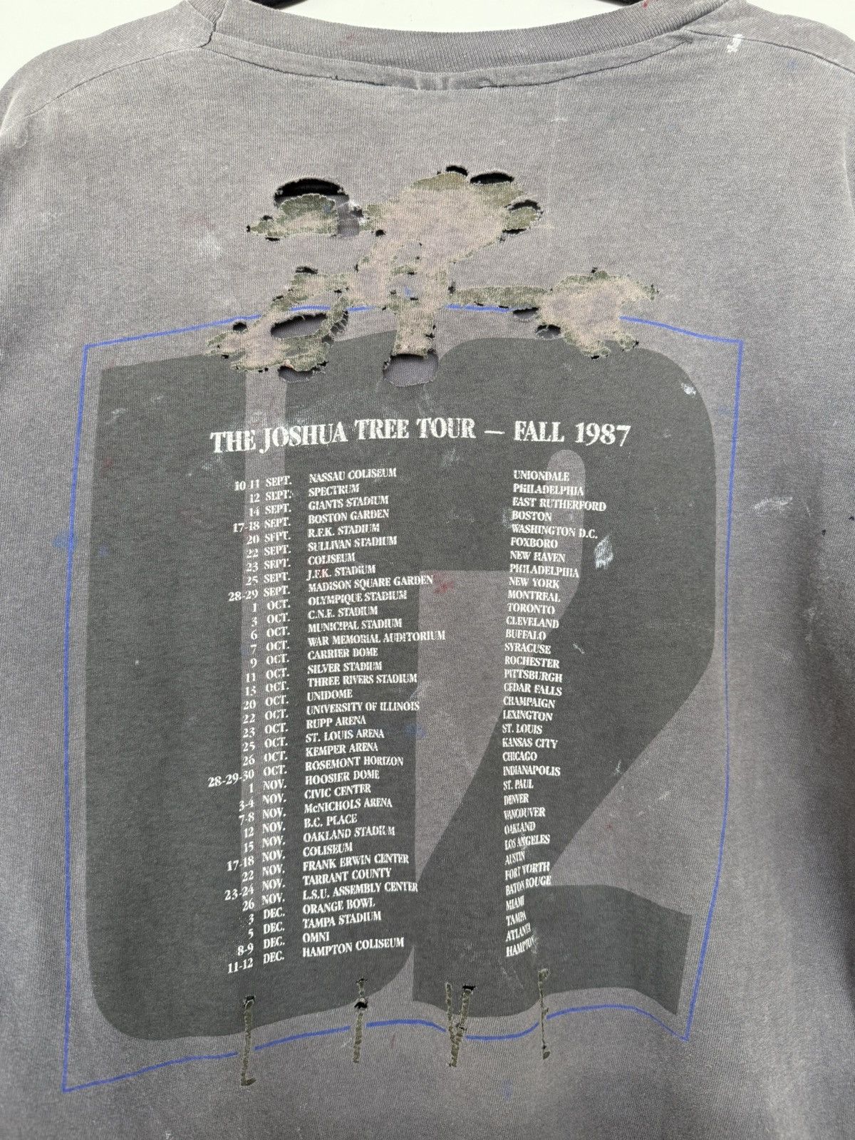 Vintage U2 1987 Size US XL / EU 56 / 4 - 8 Thumbnail
