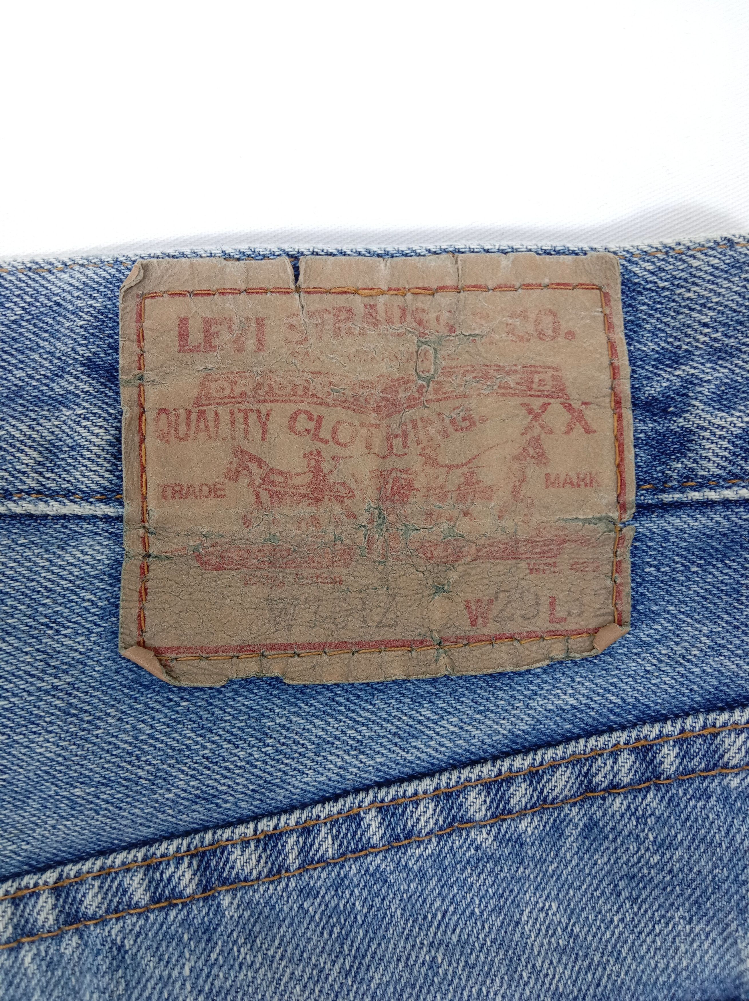 Levi's Vintage 90s Levi's 701 Big E Selvedge Jeans Blue Wash Denim Size 26" / US 2 / IT 38 - 12 Thumbnail