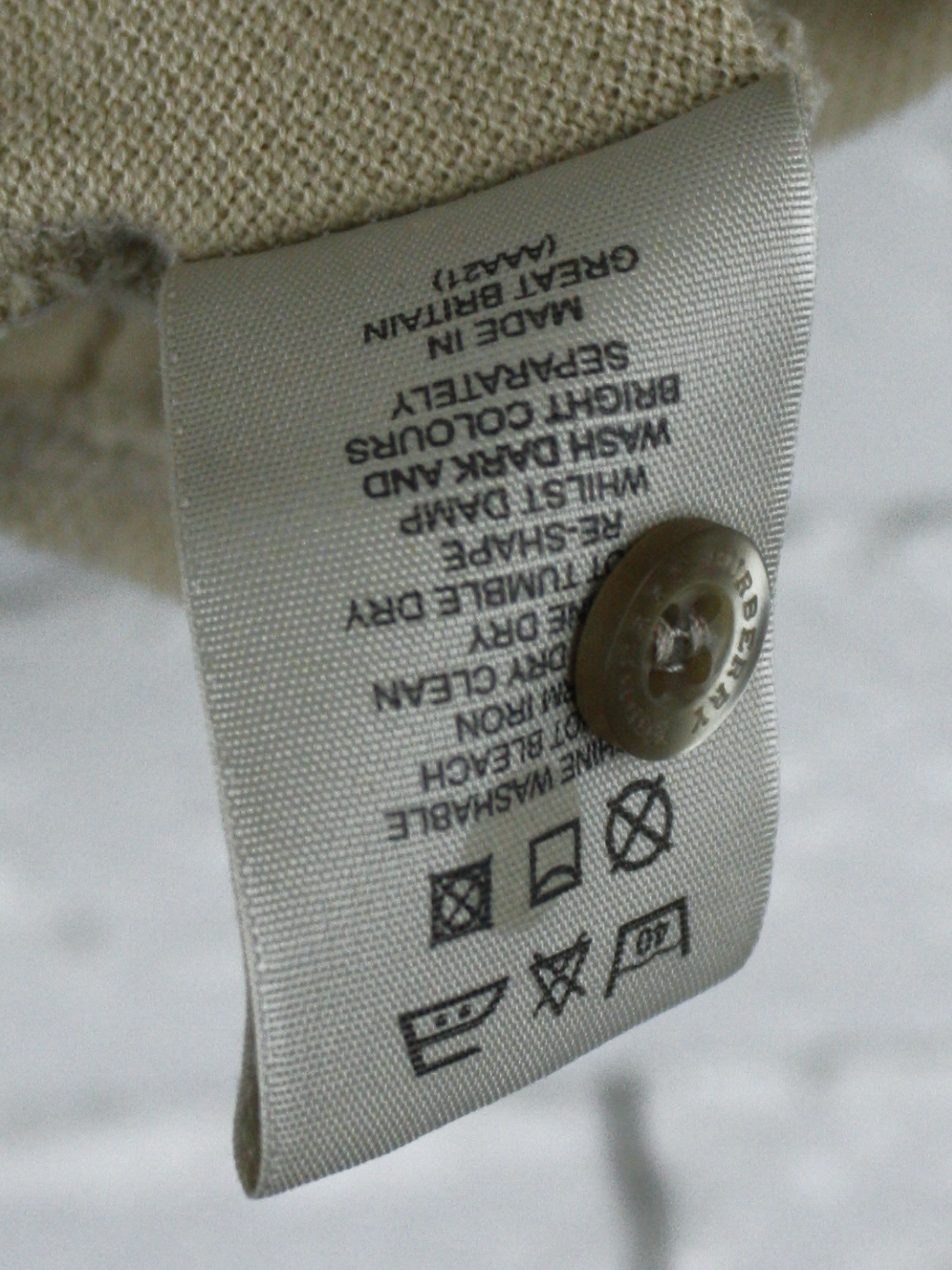 Burberry Burberry Polo Shirt Beige Nova Check Collar Vintage Size US M / EU 48-50 / 2 - 6 Thumbnail